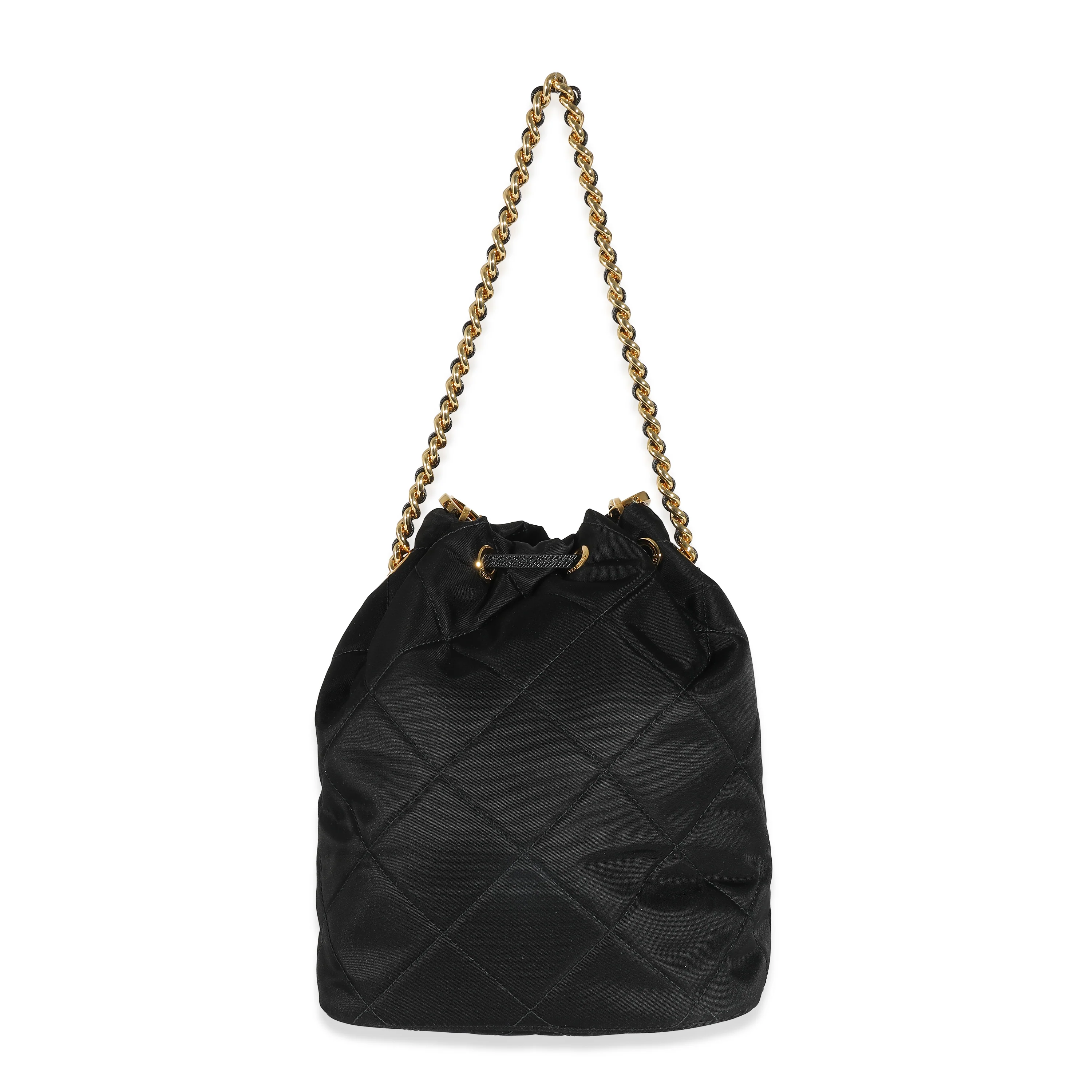 Prada Black Re-nylon Re-Edition 1995 Chaîne Bucket Shoulder Bag - Image 5