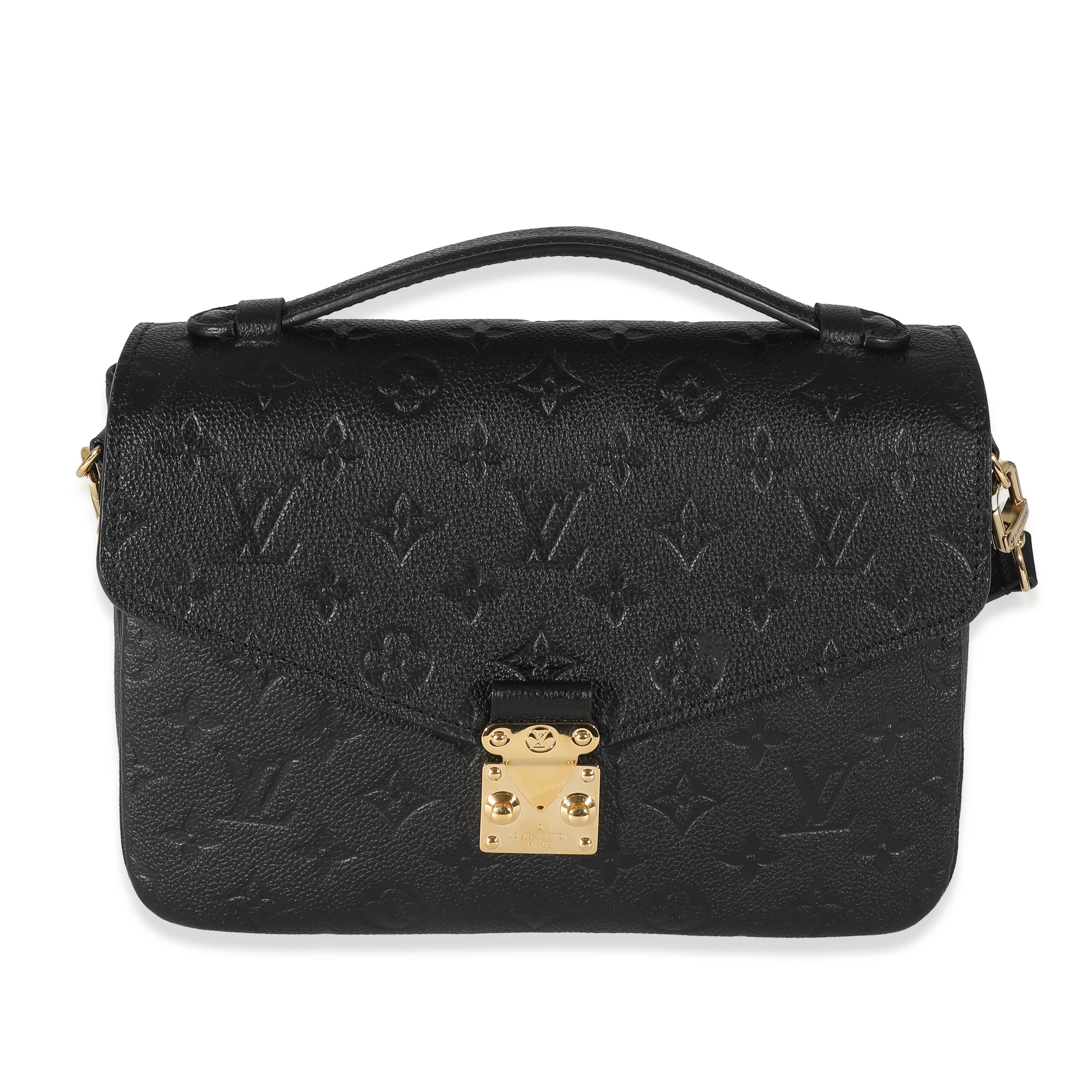 Louis Vuitton Black Monogram Empreinte Pochette Metis