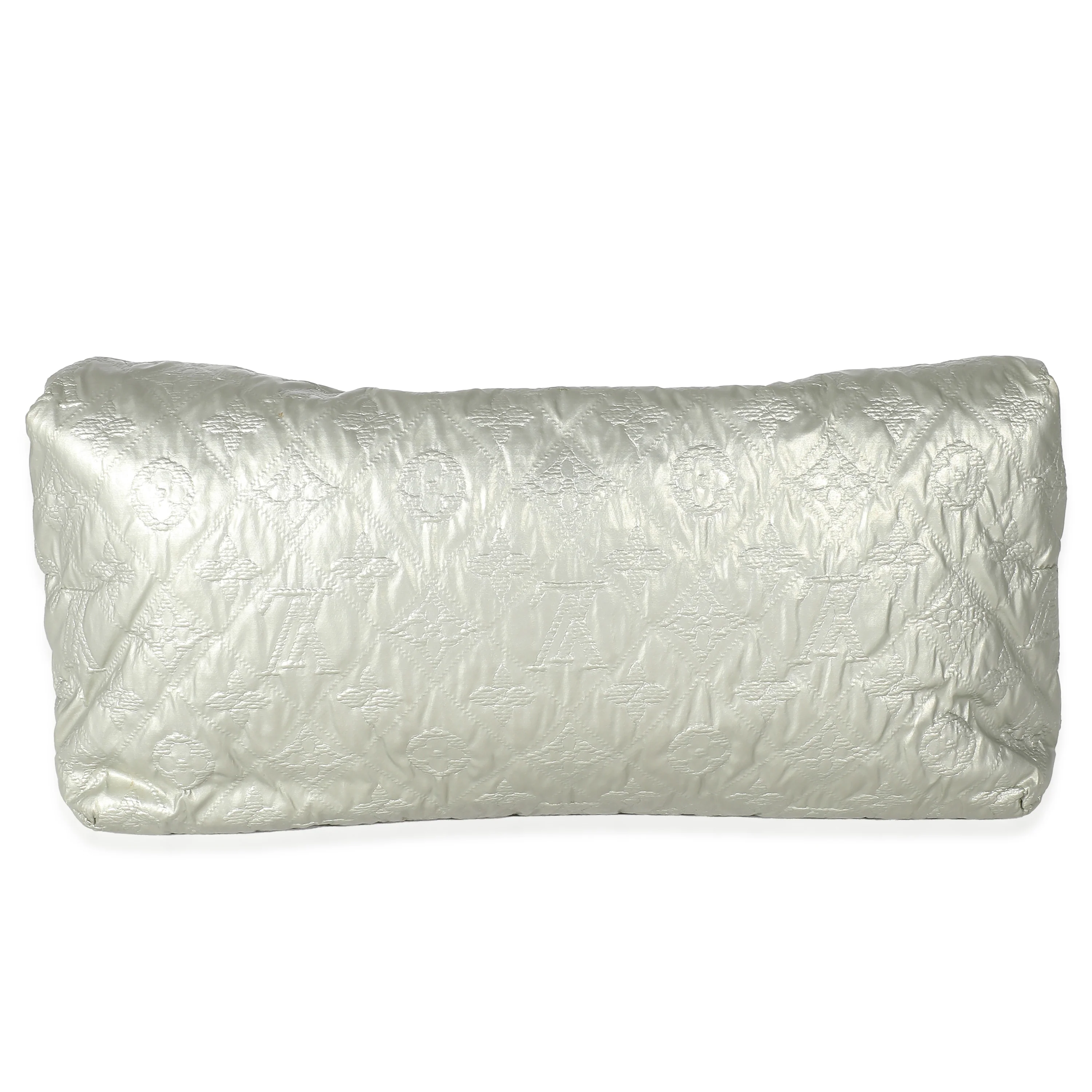 Louis Vuitton Silver Monogram Jacquard Altair Clutch - Image 6