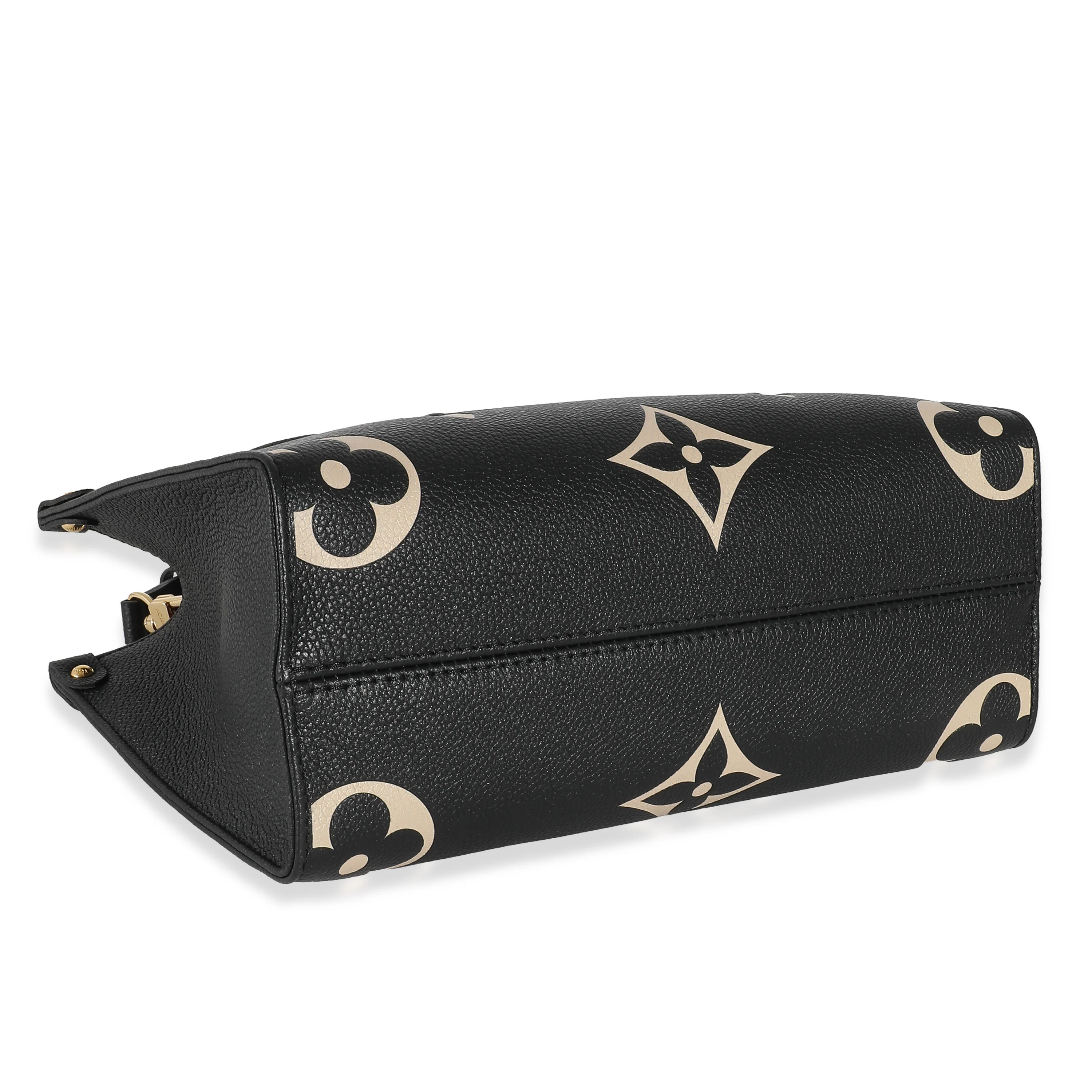 Louis Vuitton Black & Beige Bicolor Monogram Empreinte Onthego PM - Image 3