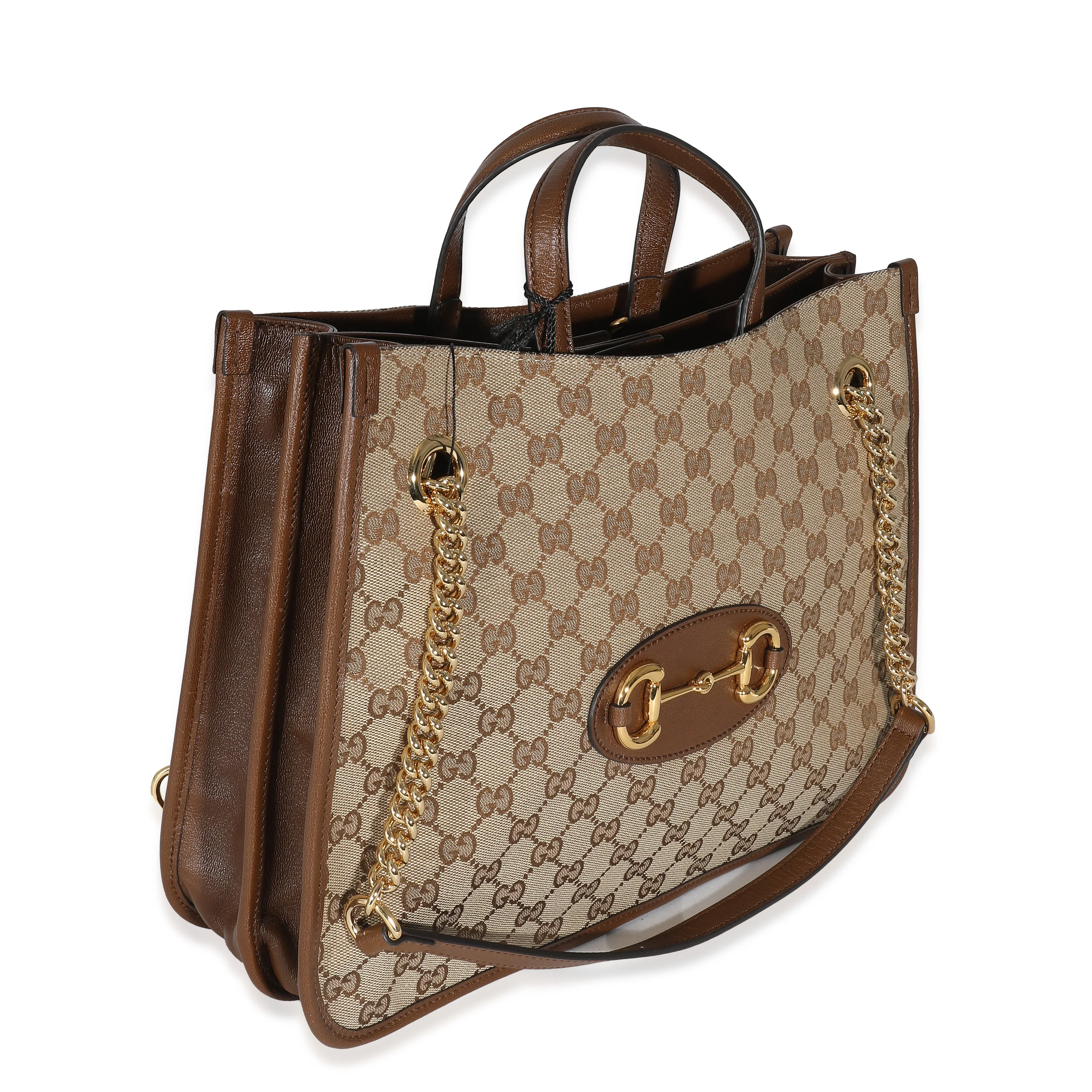 Beige GG Canvas Medium Horsebit 1955 Tote - Image 3