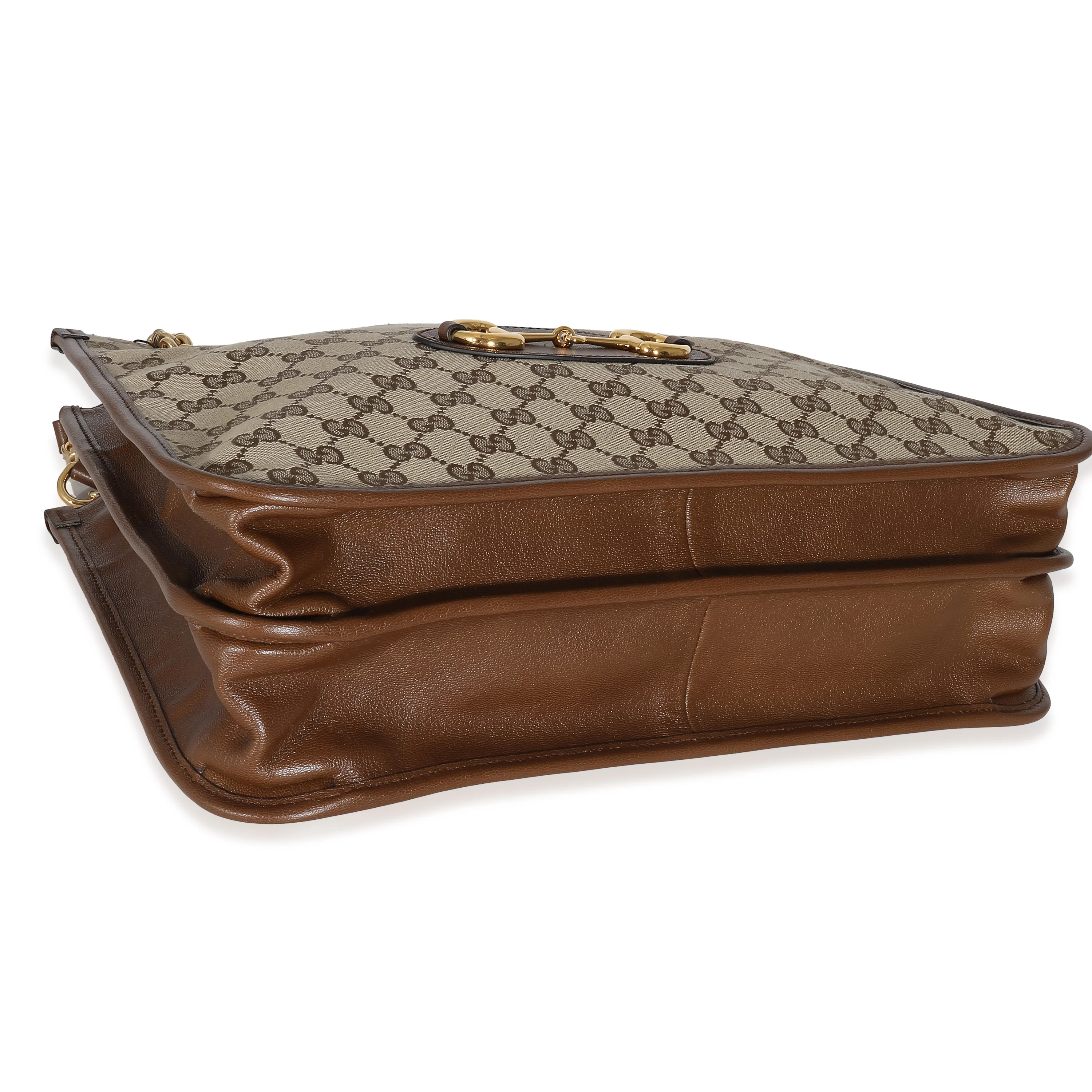 Beige GG Canvas Medium Horsebit 1955 Tote - Image 4