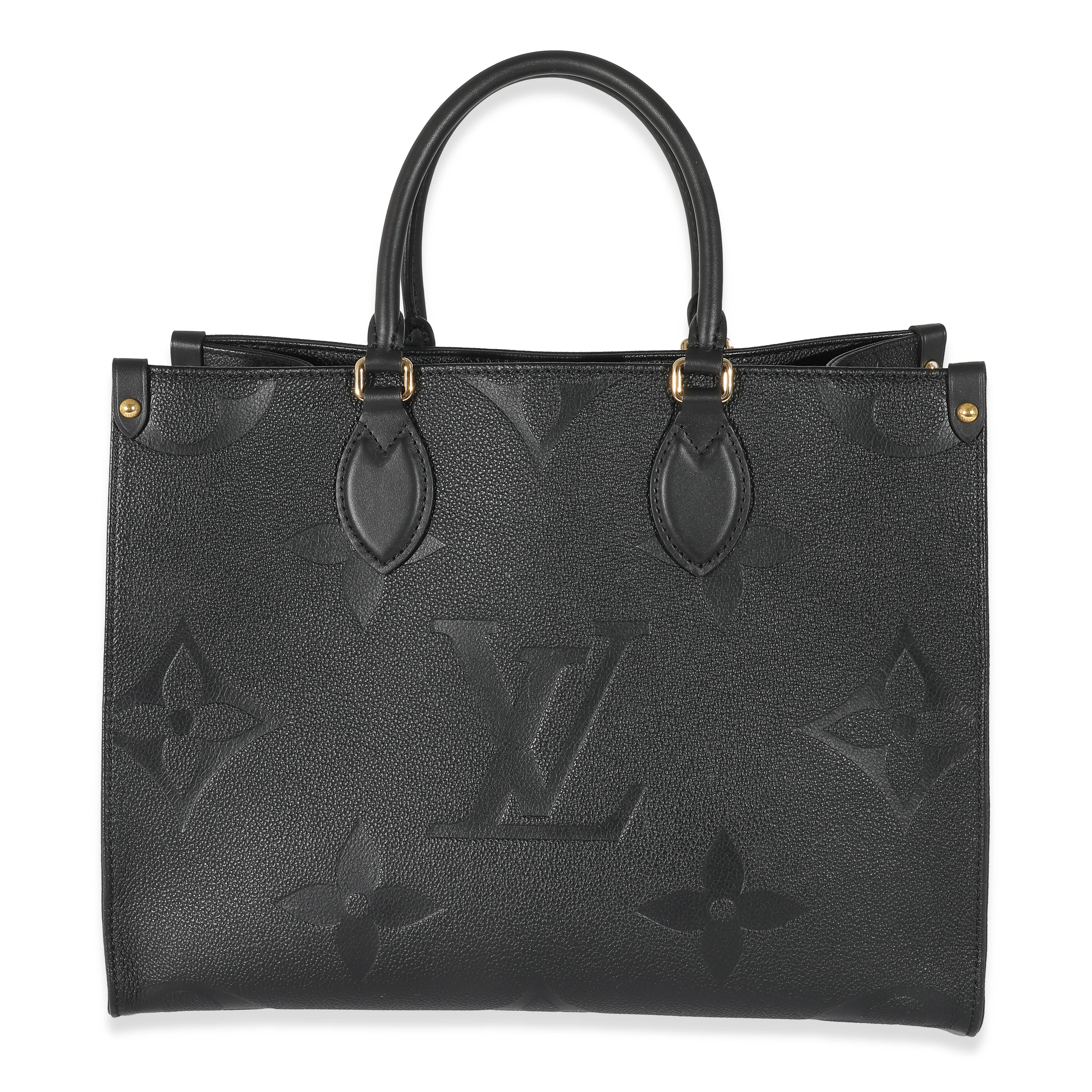 Louis Vuitton Black Monogram Empreinte Onthego MM