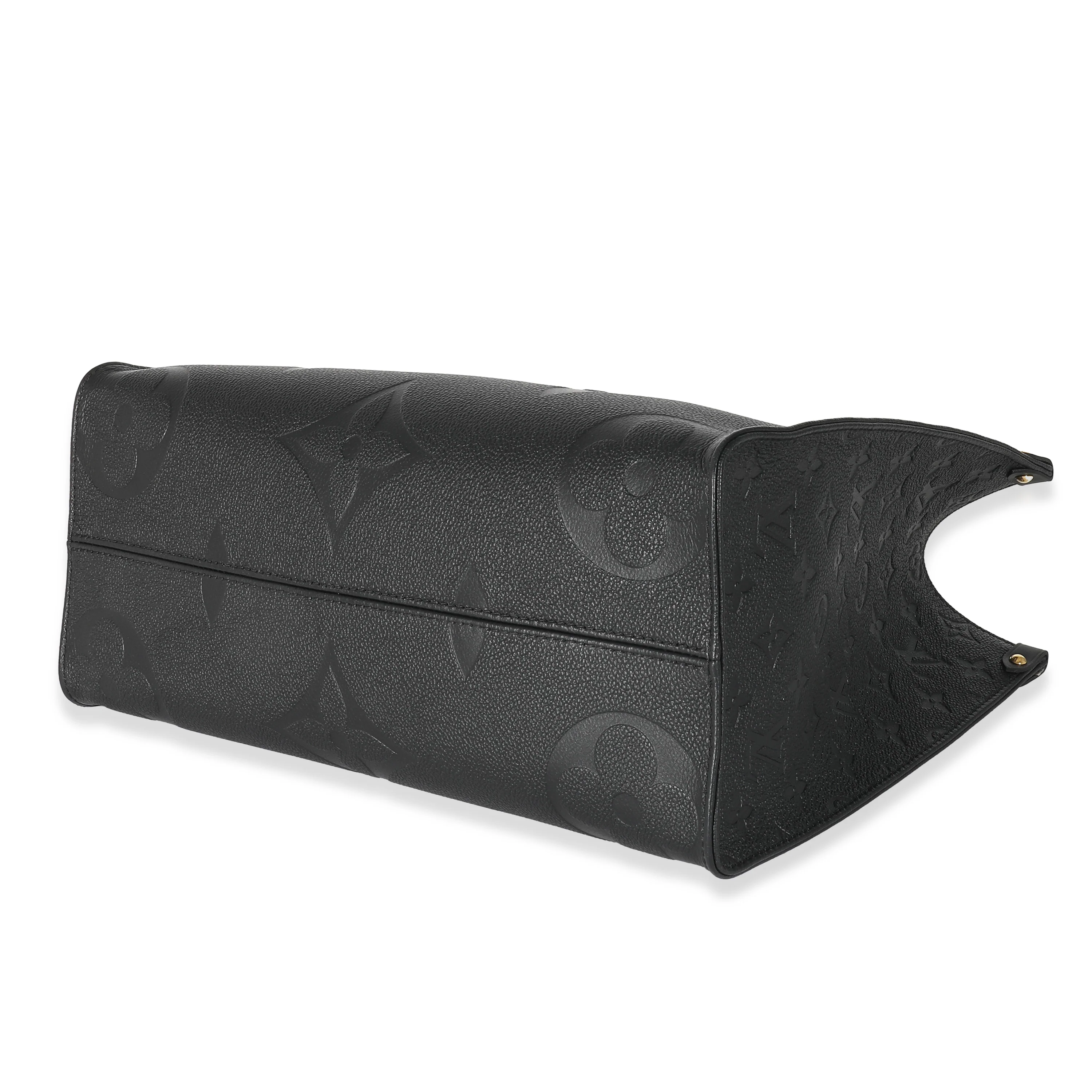 Louis Vuitton Black Monogram Empreinte Onthego MM - Image 6