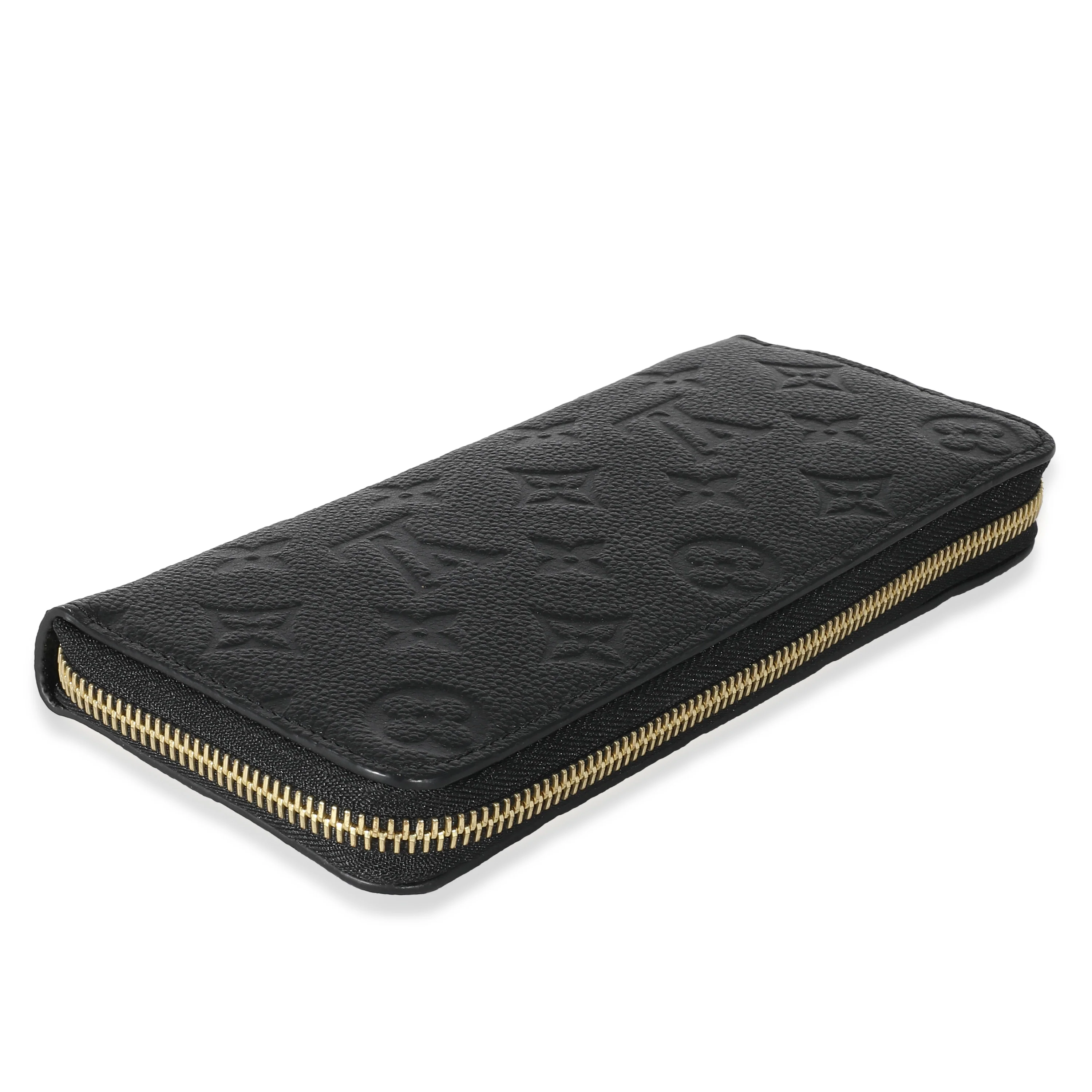 Louis Vuitton Black Monogram Empreinte Clemence Wallet - Image 4