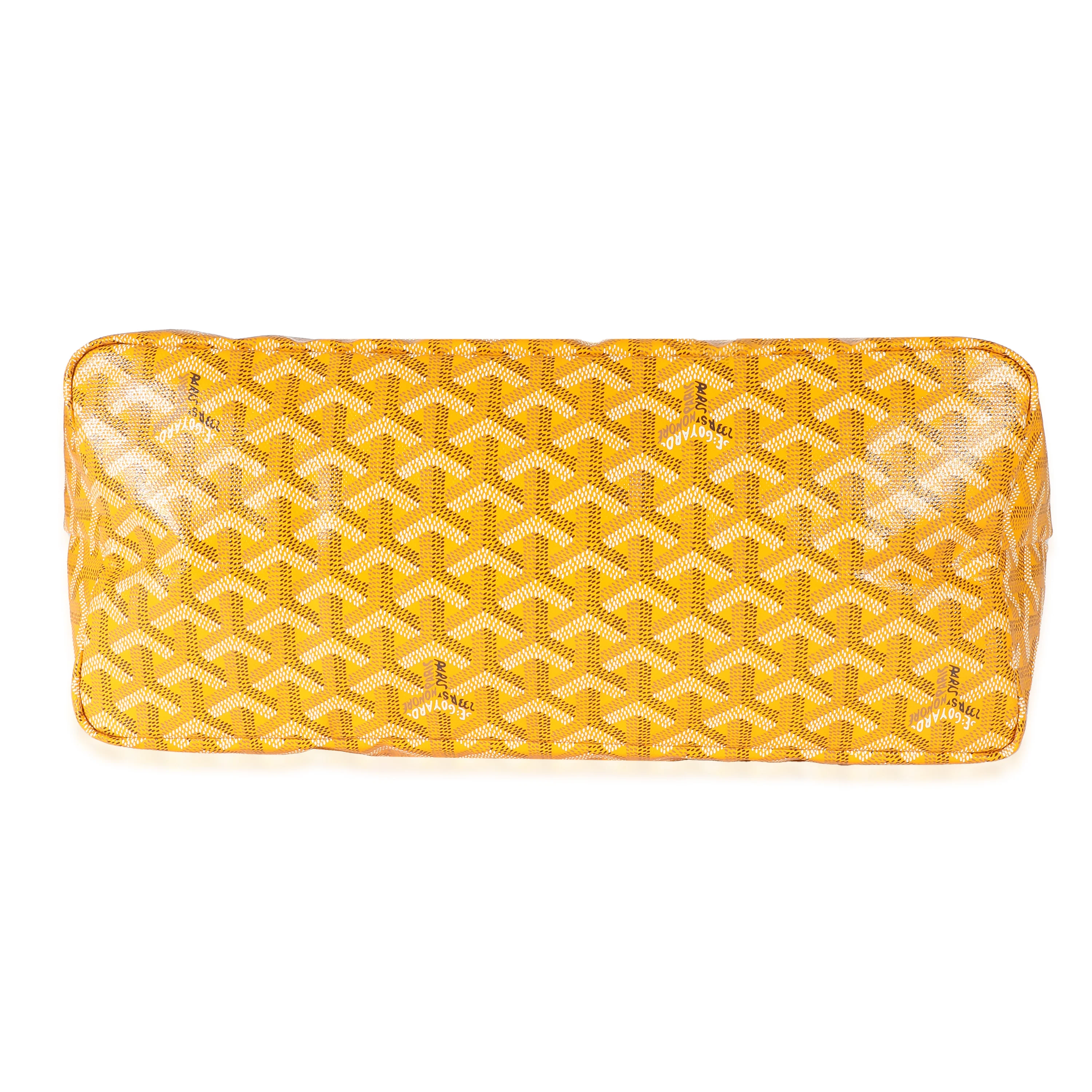 Goyard Yellow Goyardine Canvas Saint Louis PM - Image 6