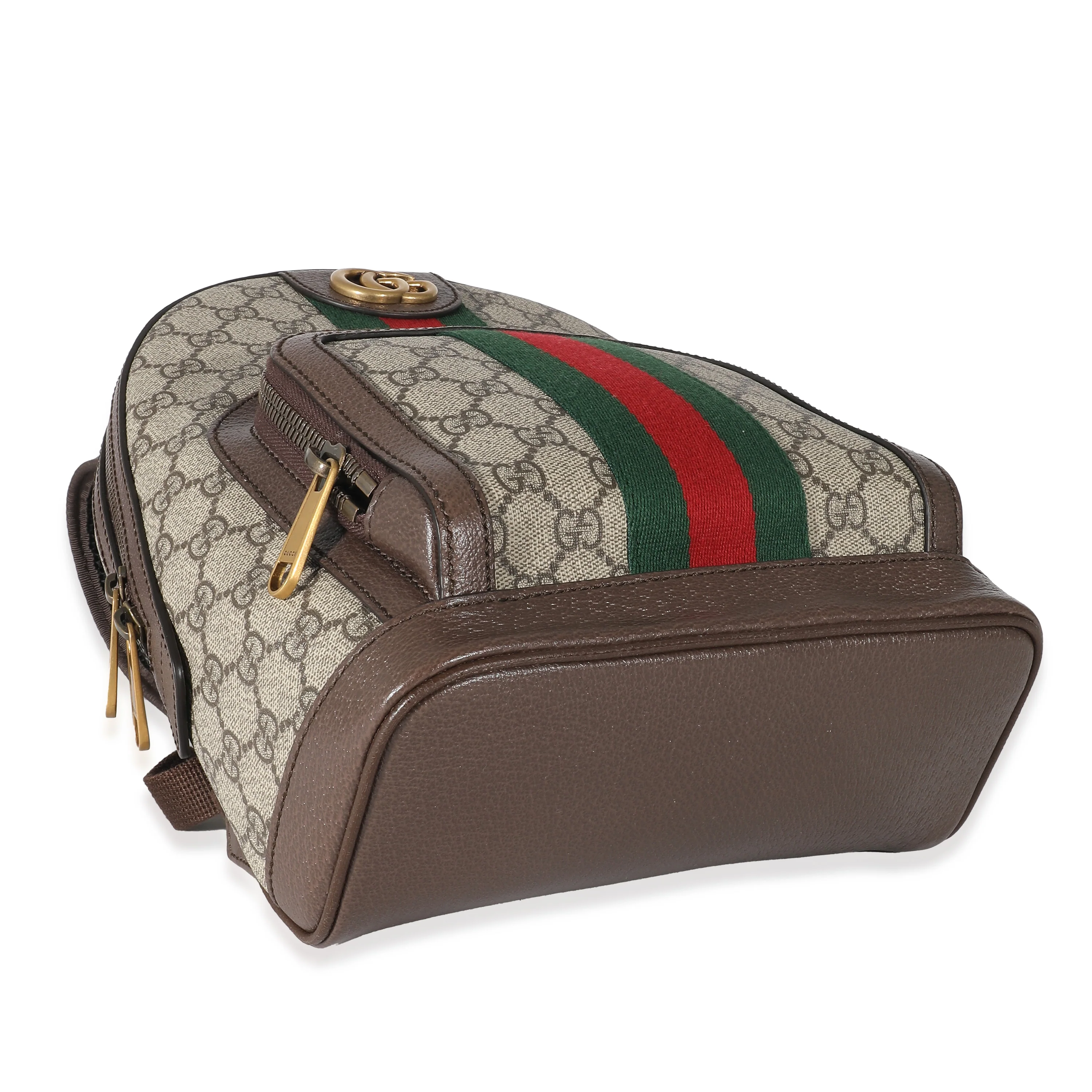 Gucci Beige GG Supreme Small Ophidia Backpack - Image 4