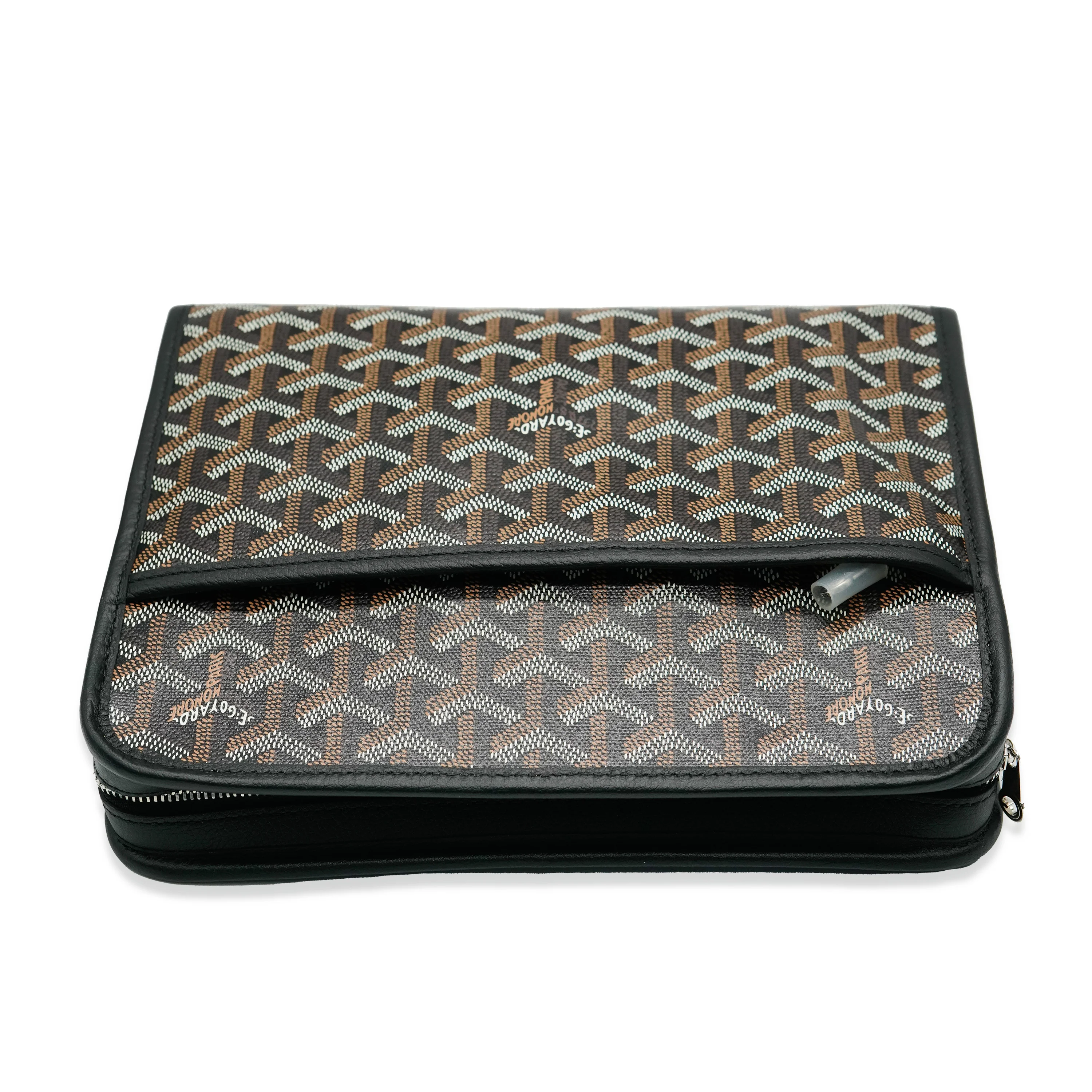 Goyard Black Goyardine Jouvence Toiletry MM - Image 7