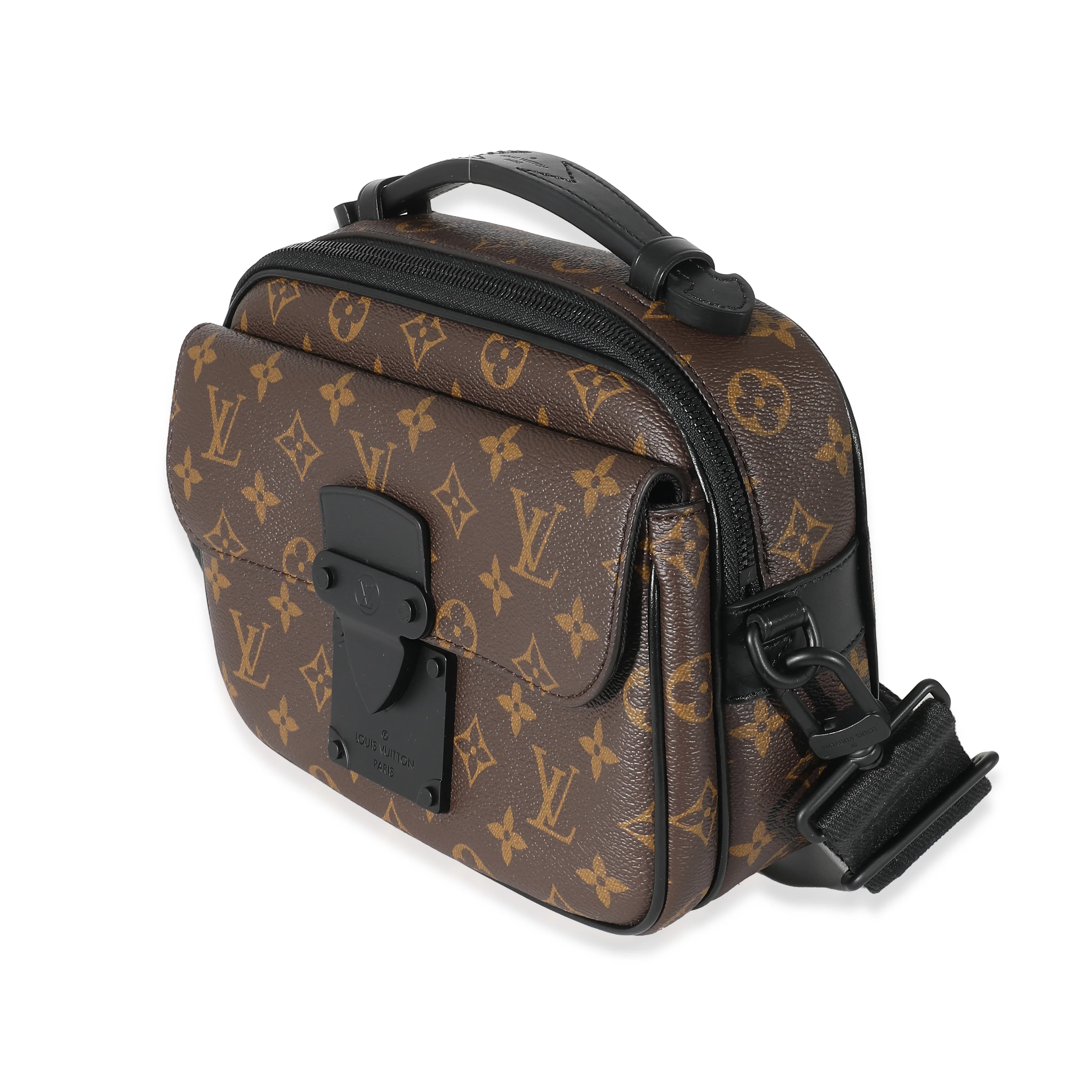Monogram Macassar Canvas S Lock Messenger - Image 2