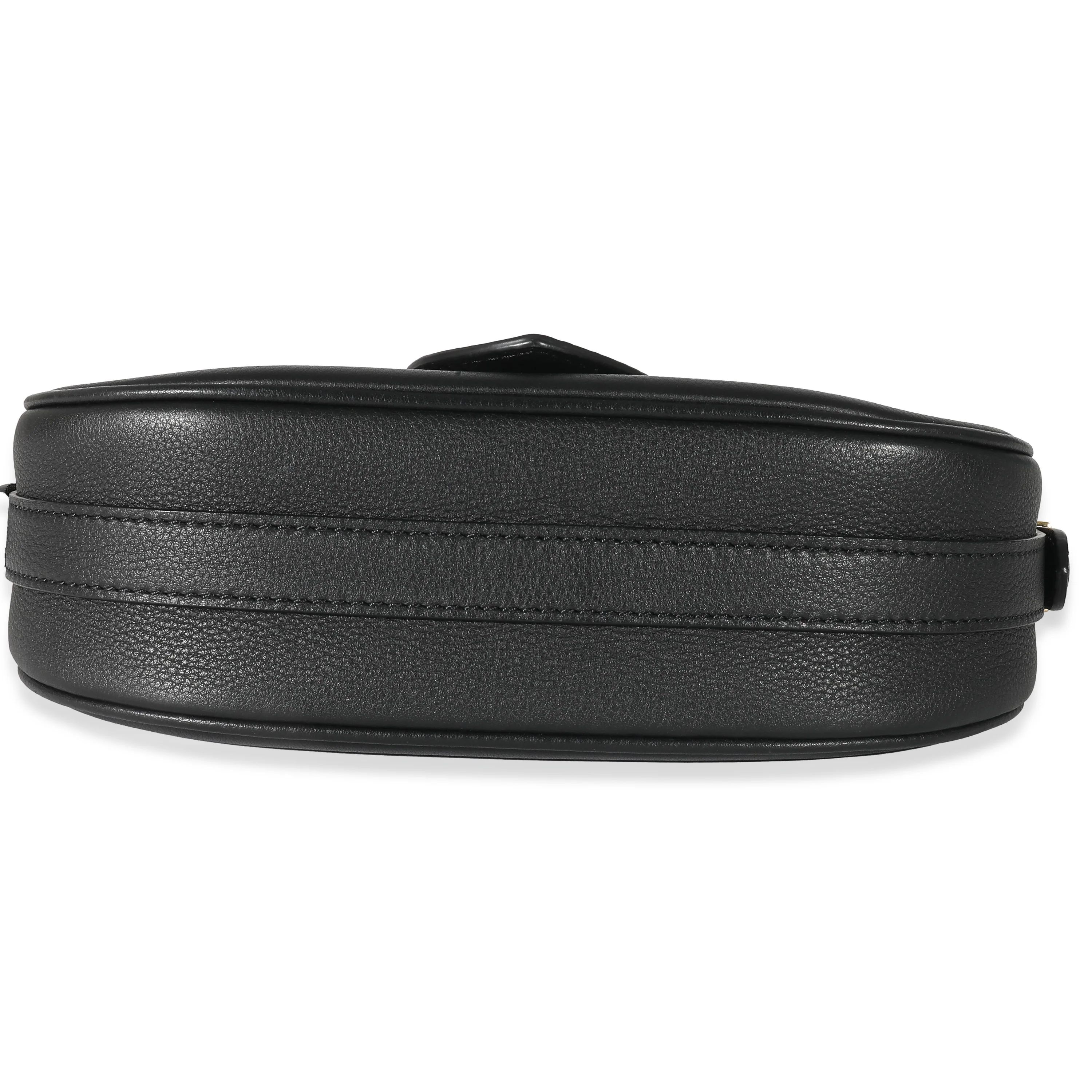 Louis Vuitton Black Grained Calfskin LV Pont 9 Soft MM - Image 4