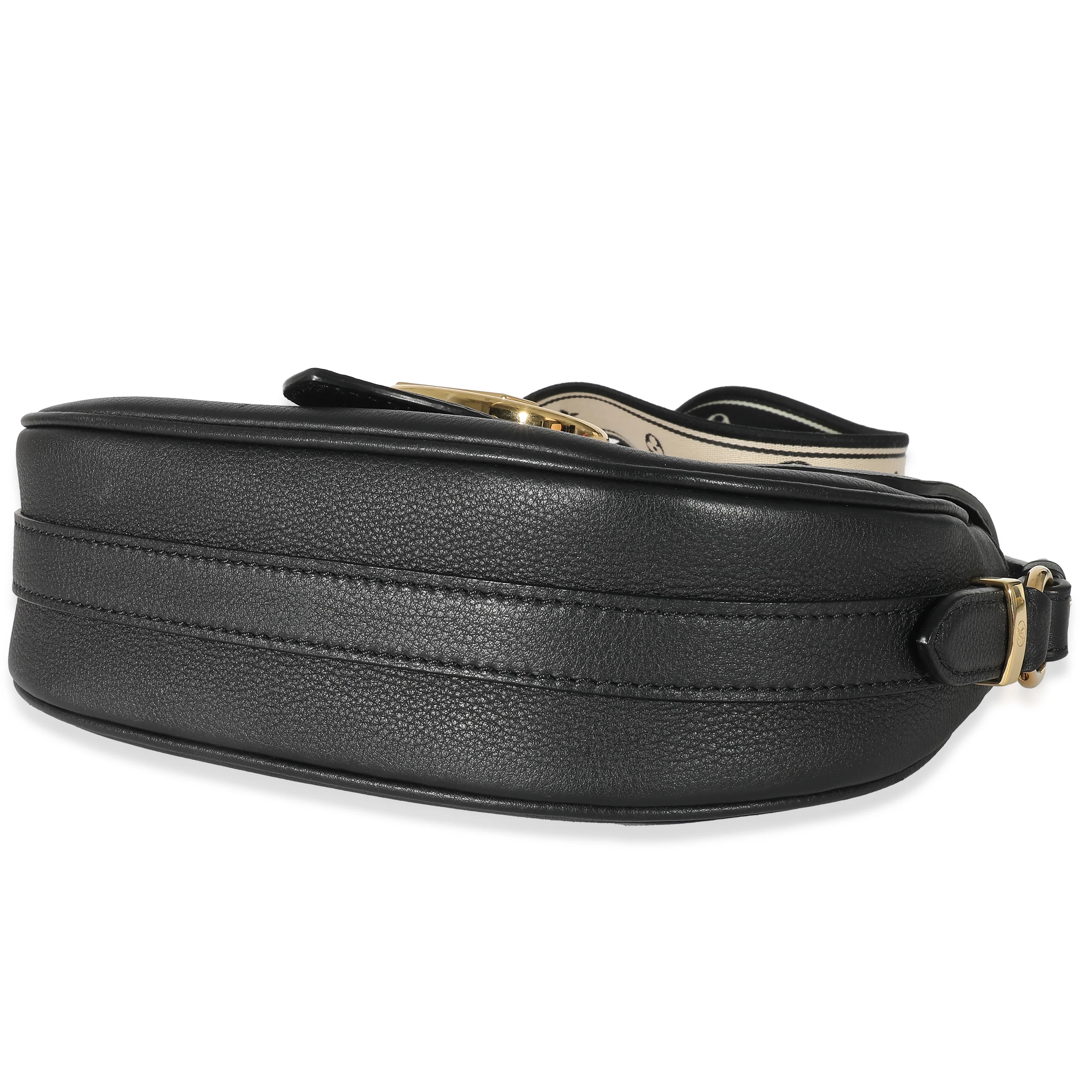 Louis Vuitton Black Grained Calfskin LV Pont 9 Soft MM - Image 5