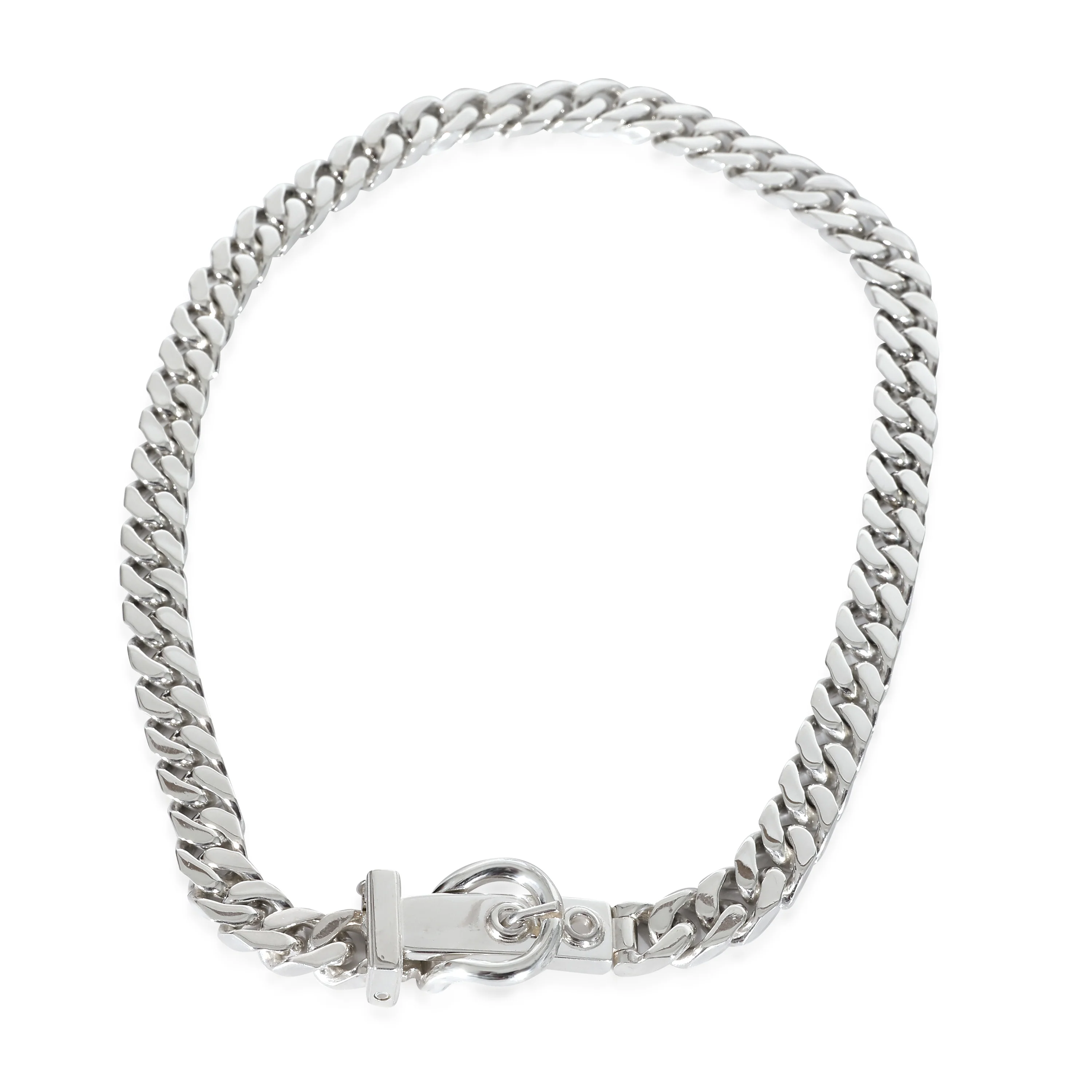 Hermès Buckle Collar Necklace in Sterling Silver - Image 2