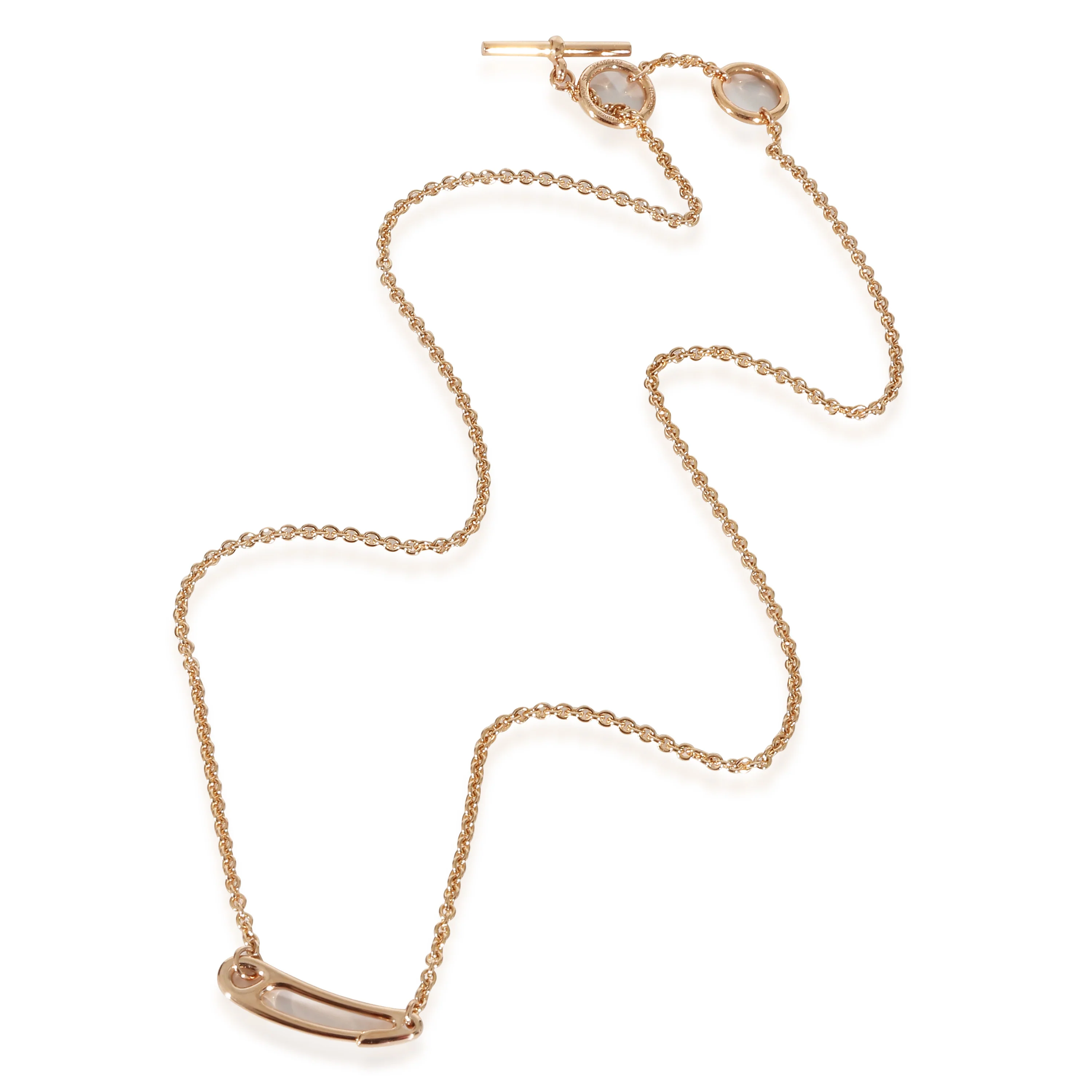 Hermès Chaine dAncre Mini Punk Necklace in 18K Rose Gold - Image 2
