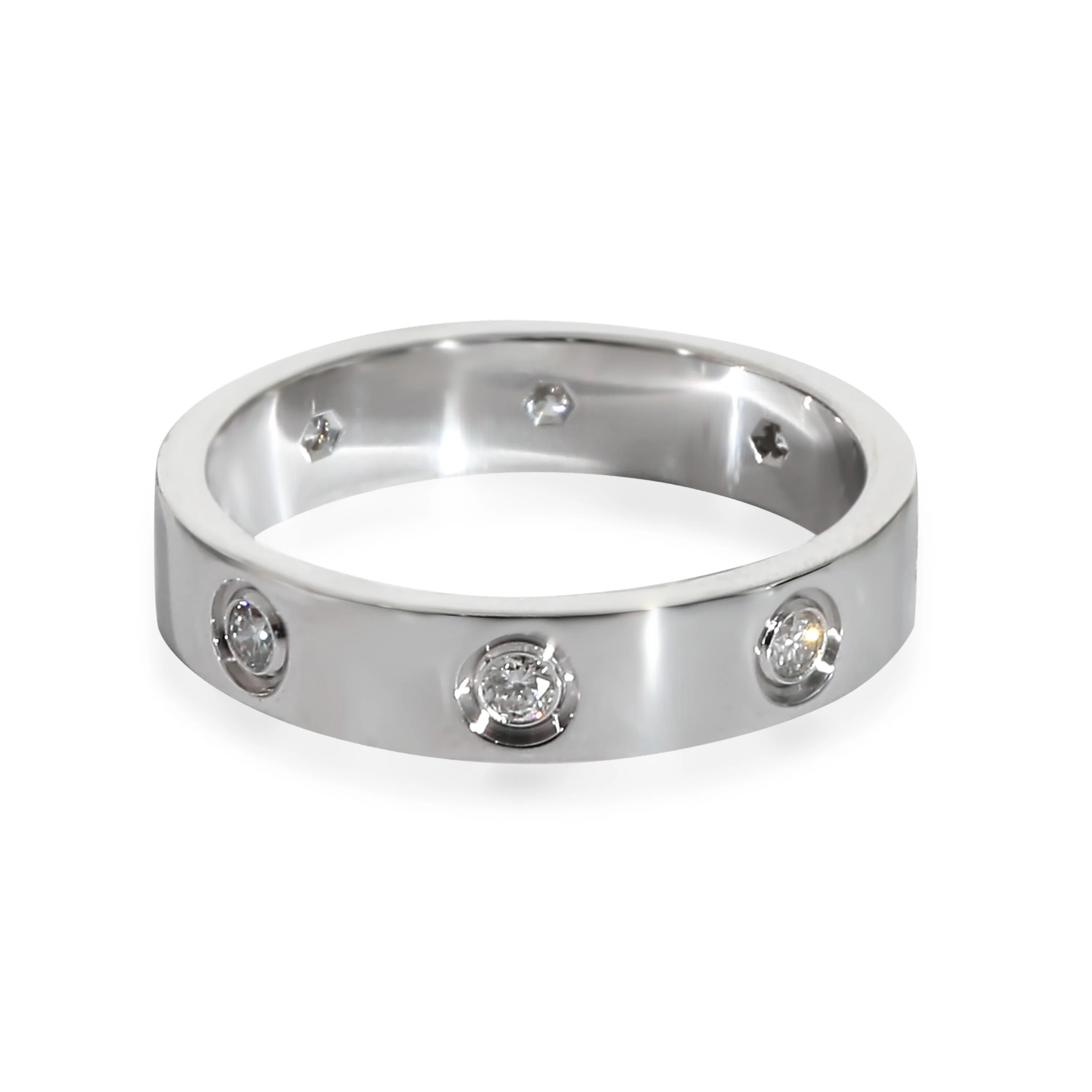 White Gold Small Model Love Ring - Image 3