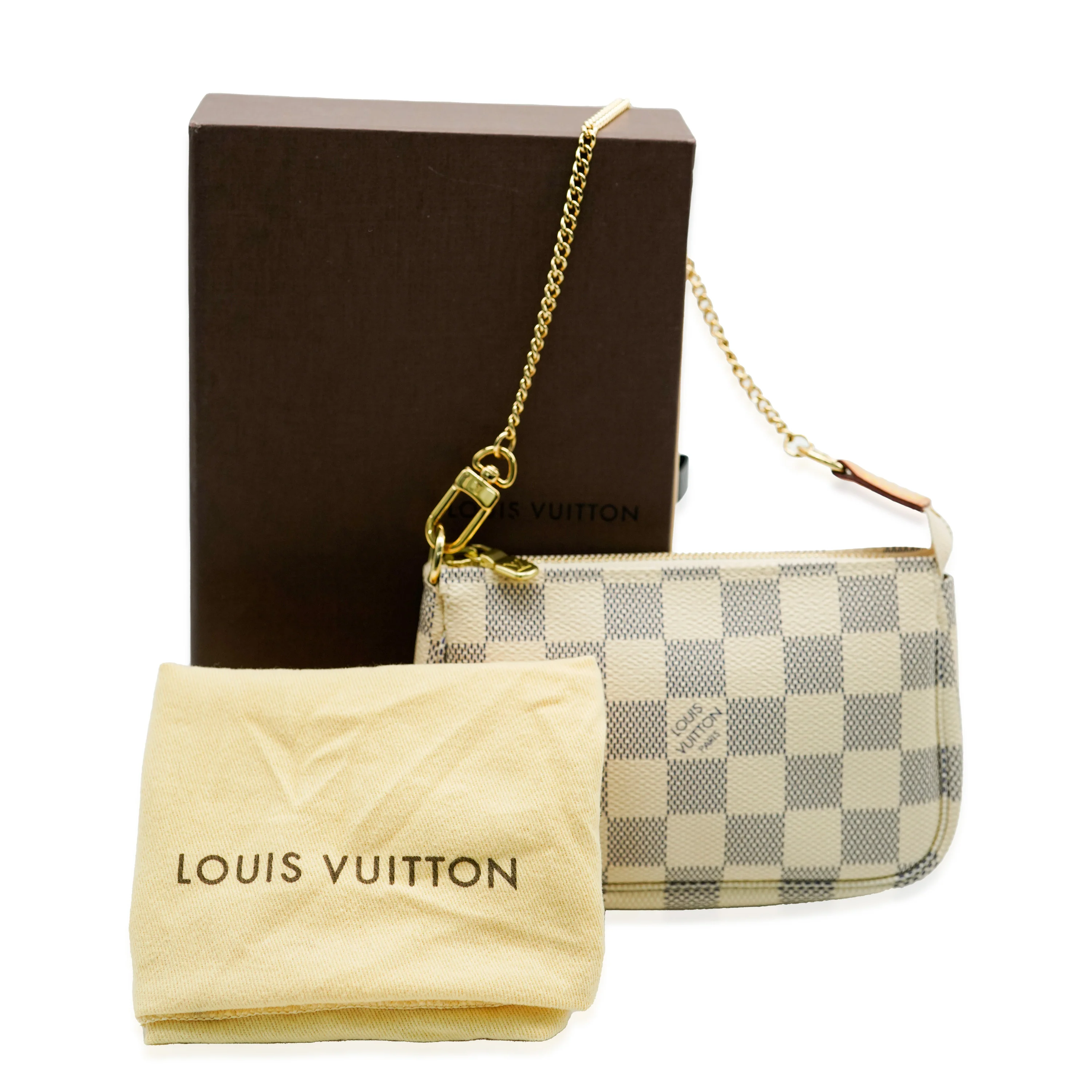 Louis Vuitton Damier Azur Mini Pochette Accessoires - Image 9