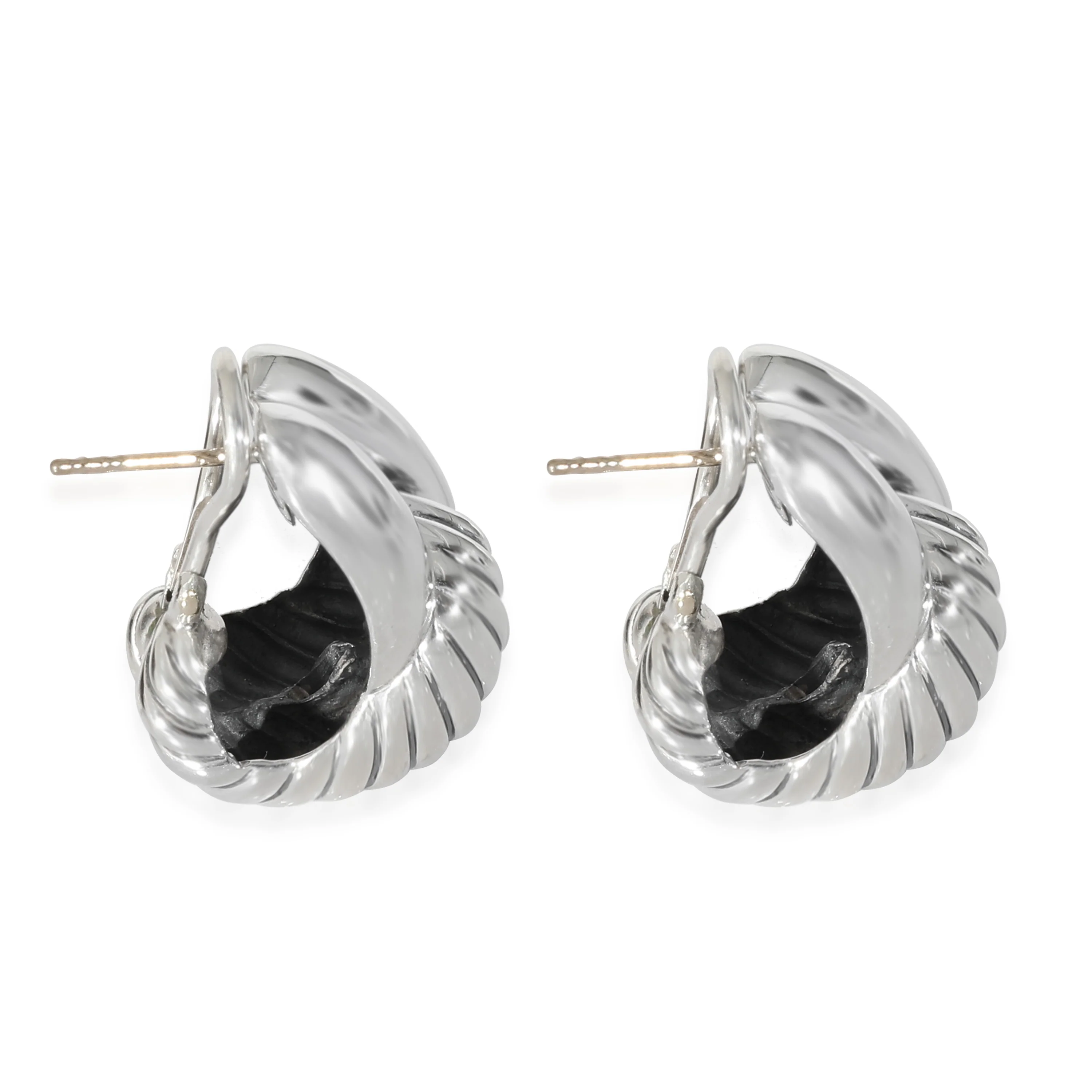 David Yurman Labyrinth Earrings in Sterling Silver - Image 2