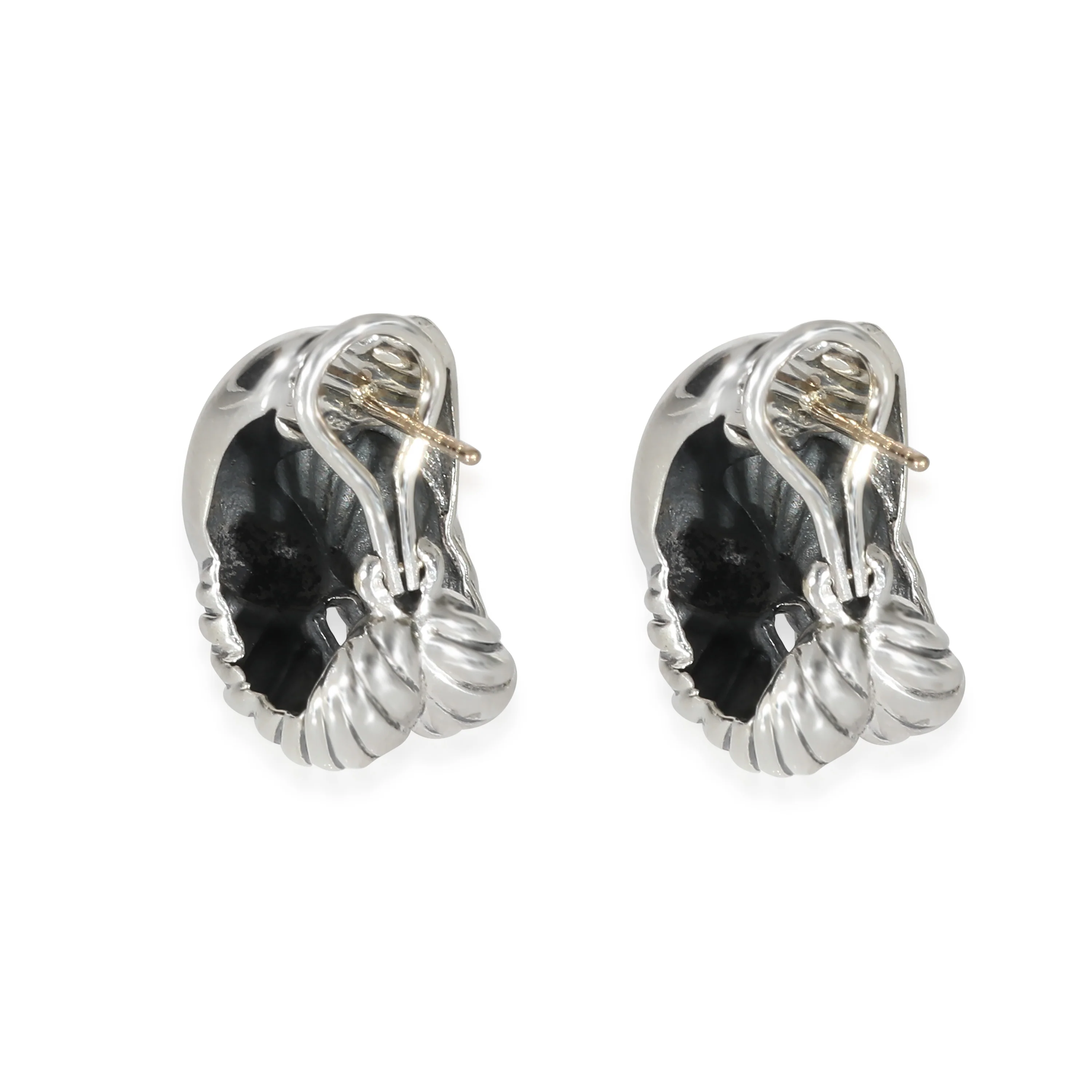 David Yurman Labyrinth Earrings in Sterling Silver - Image 3