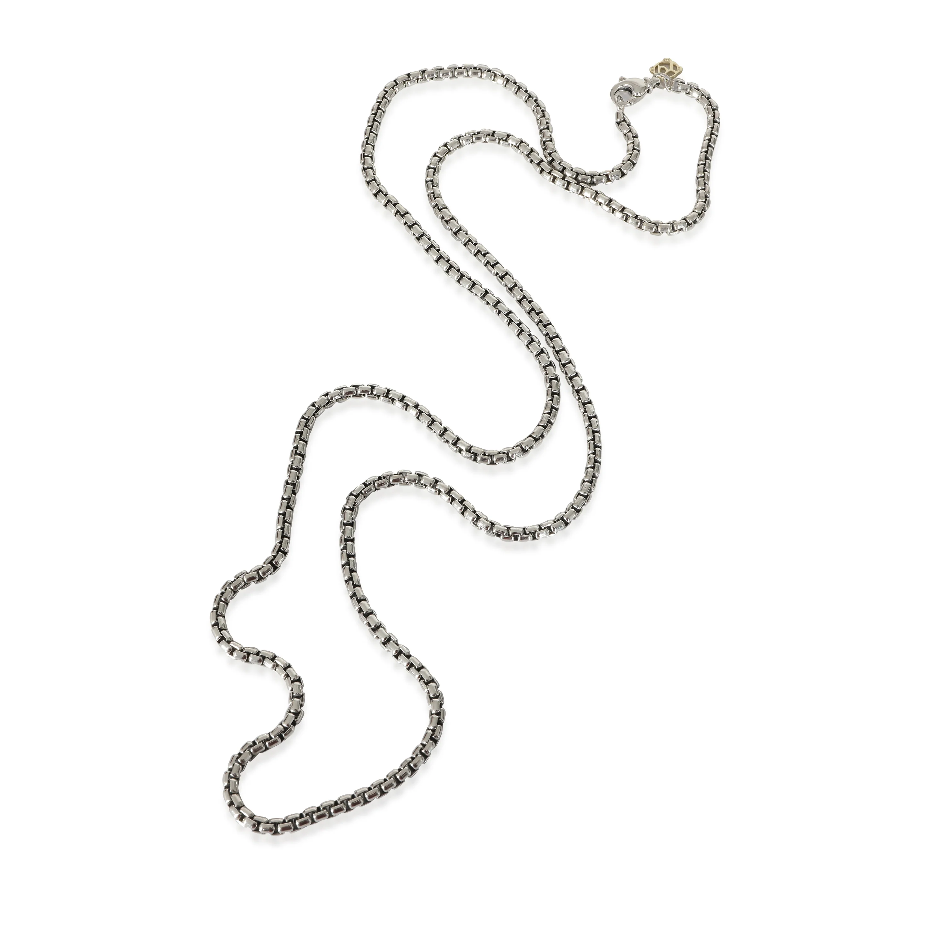 David Yurman 3.6mm Box Chain in Sterling Silver - Image 2