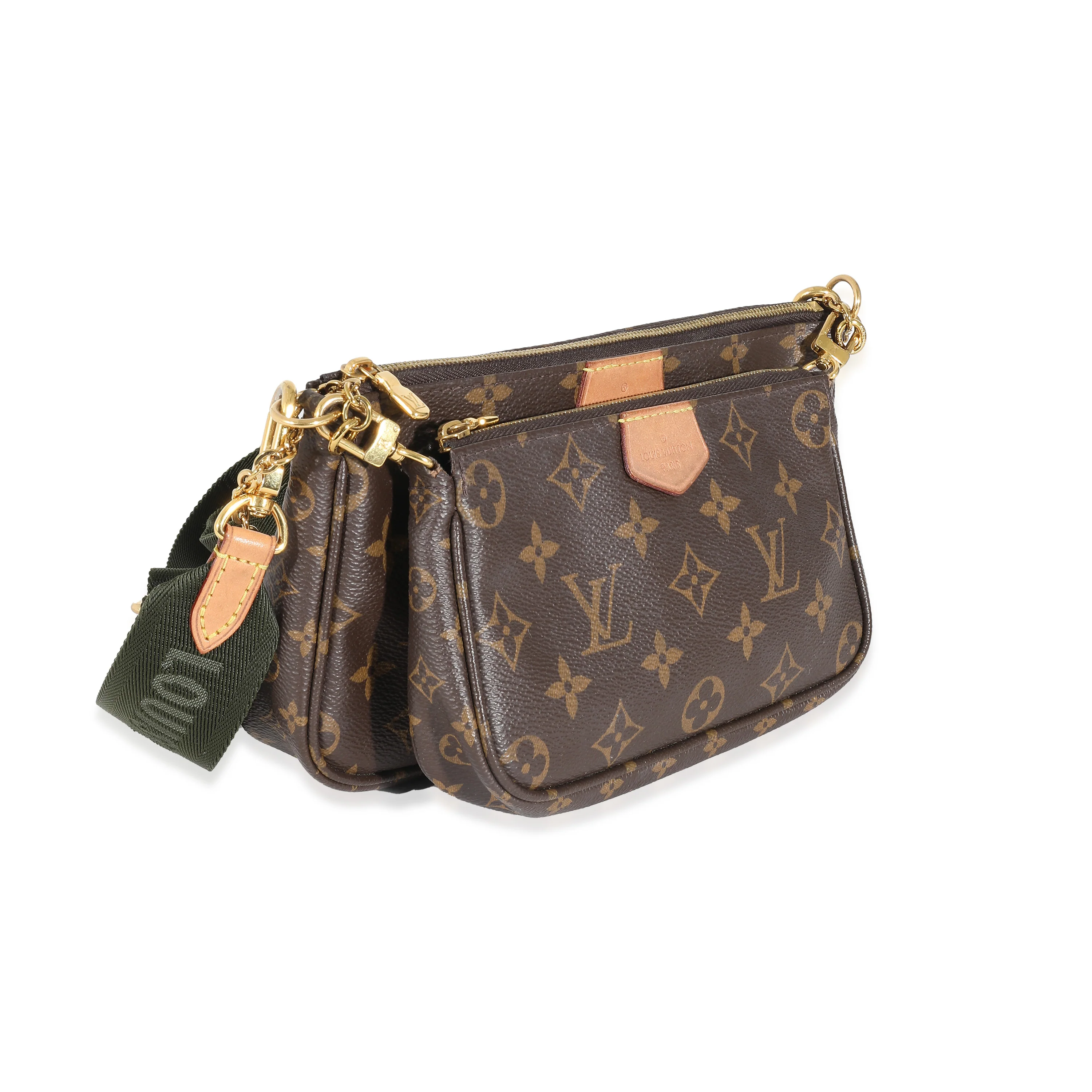 Louis Vuitton Khaki Monogram Canvas Multi Pochette - Image 7
