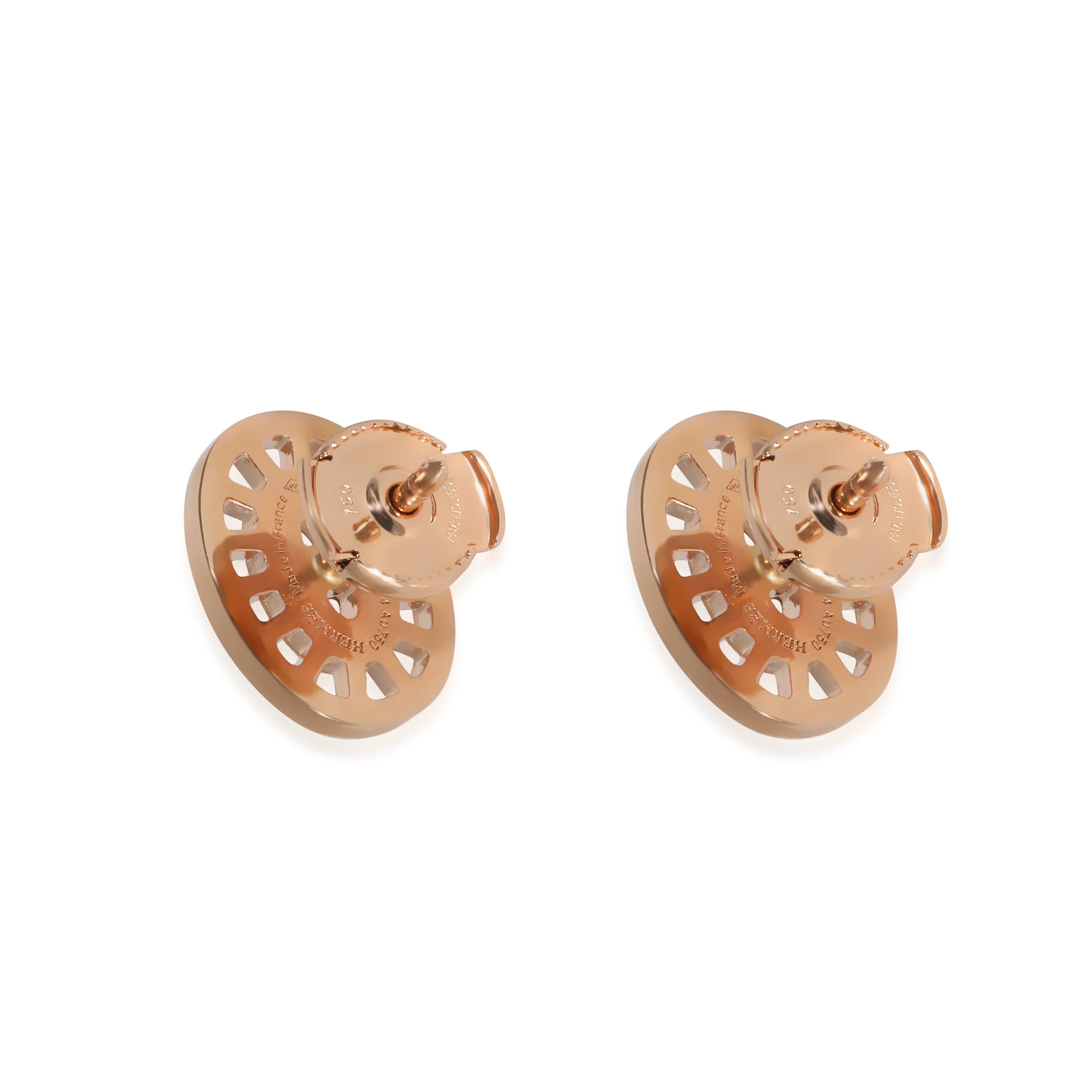 Chaine d'ancre Divine Earrings in 18k Rose Gold 0.13 CTW - Image 3