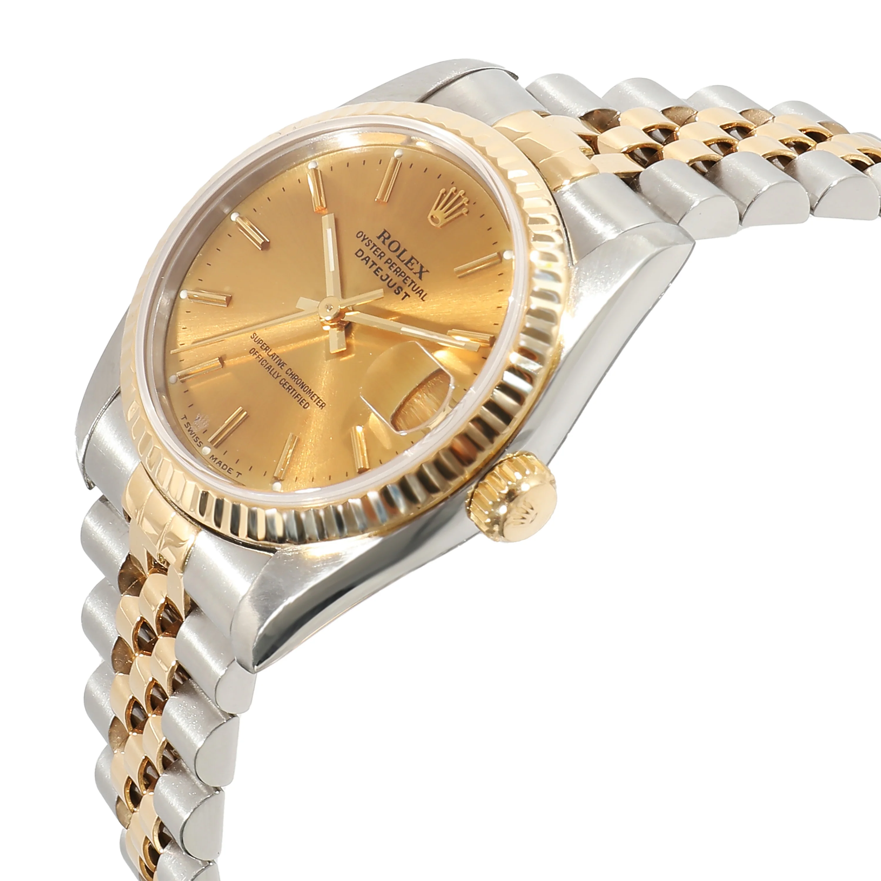 Rolex Datejust 68273 Unisex Watch in 18 Yellow Gold/Steel - Image 3