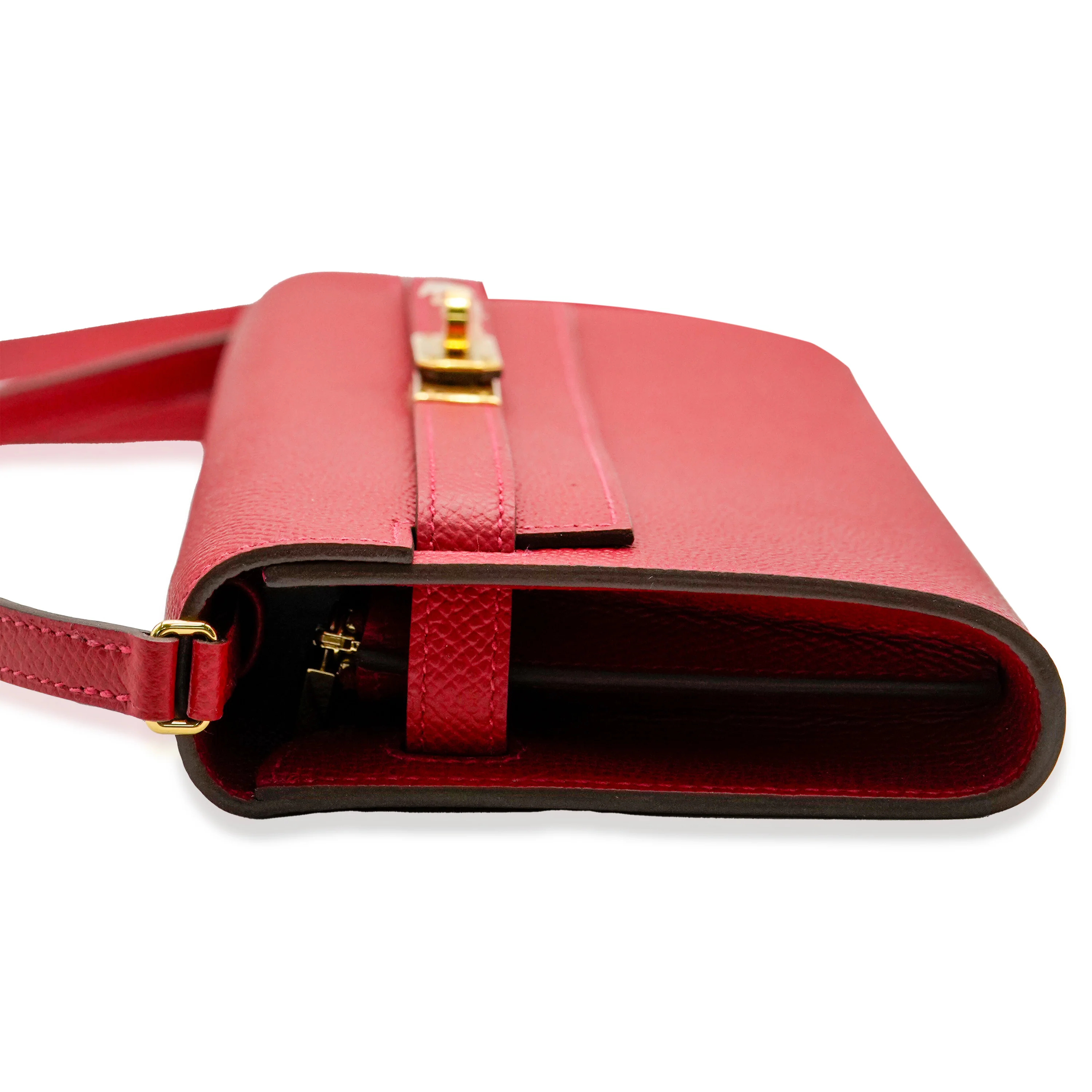 Hermès Rouge Casaque Epsom Kelly To Go GHW - Image 5