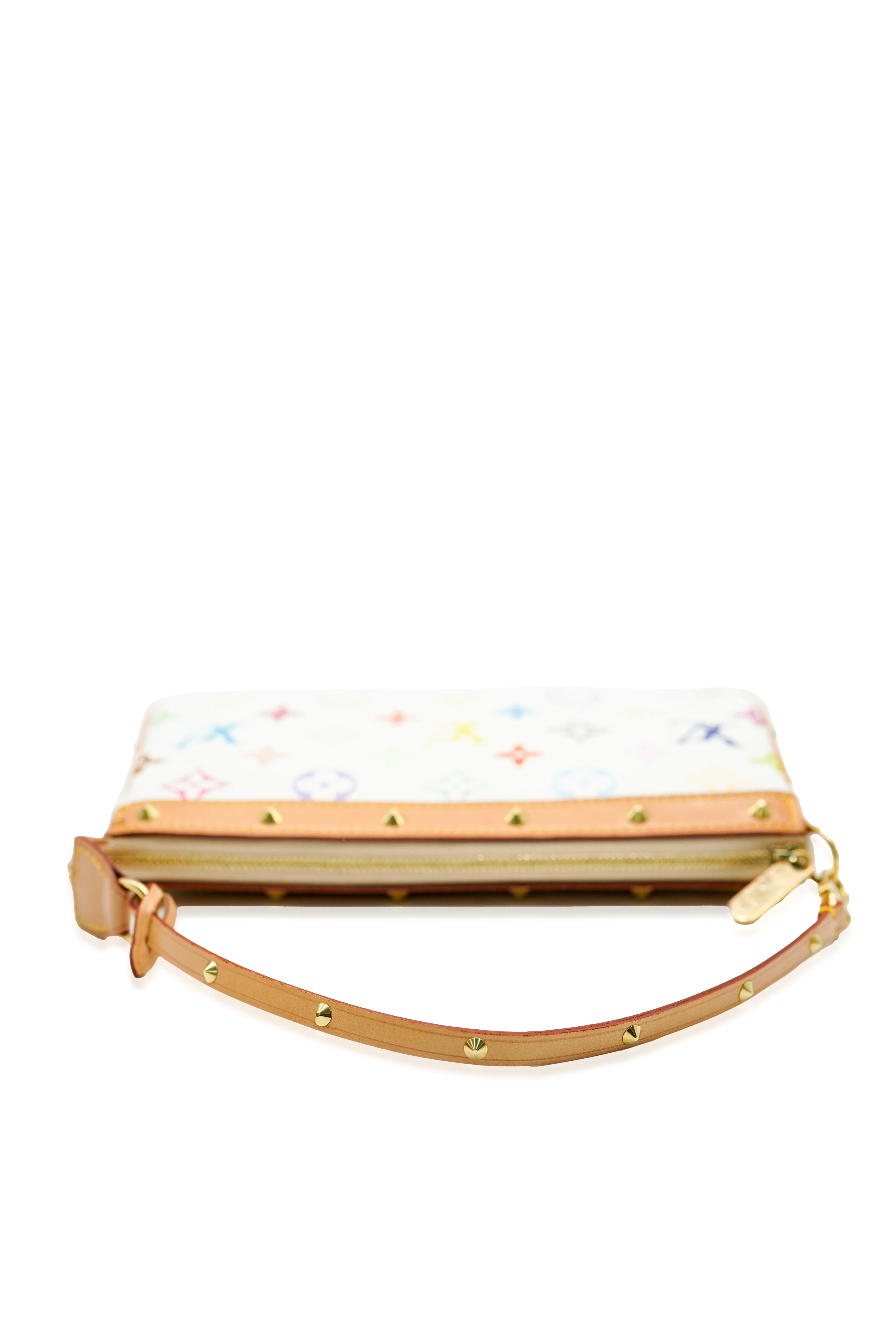 Louis Vuitton White Monogram Multicolore Canvas Pochette Accessoires - Image 5