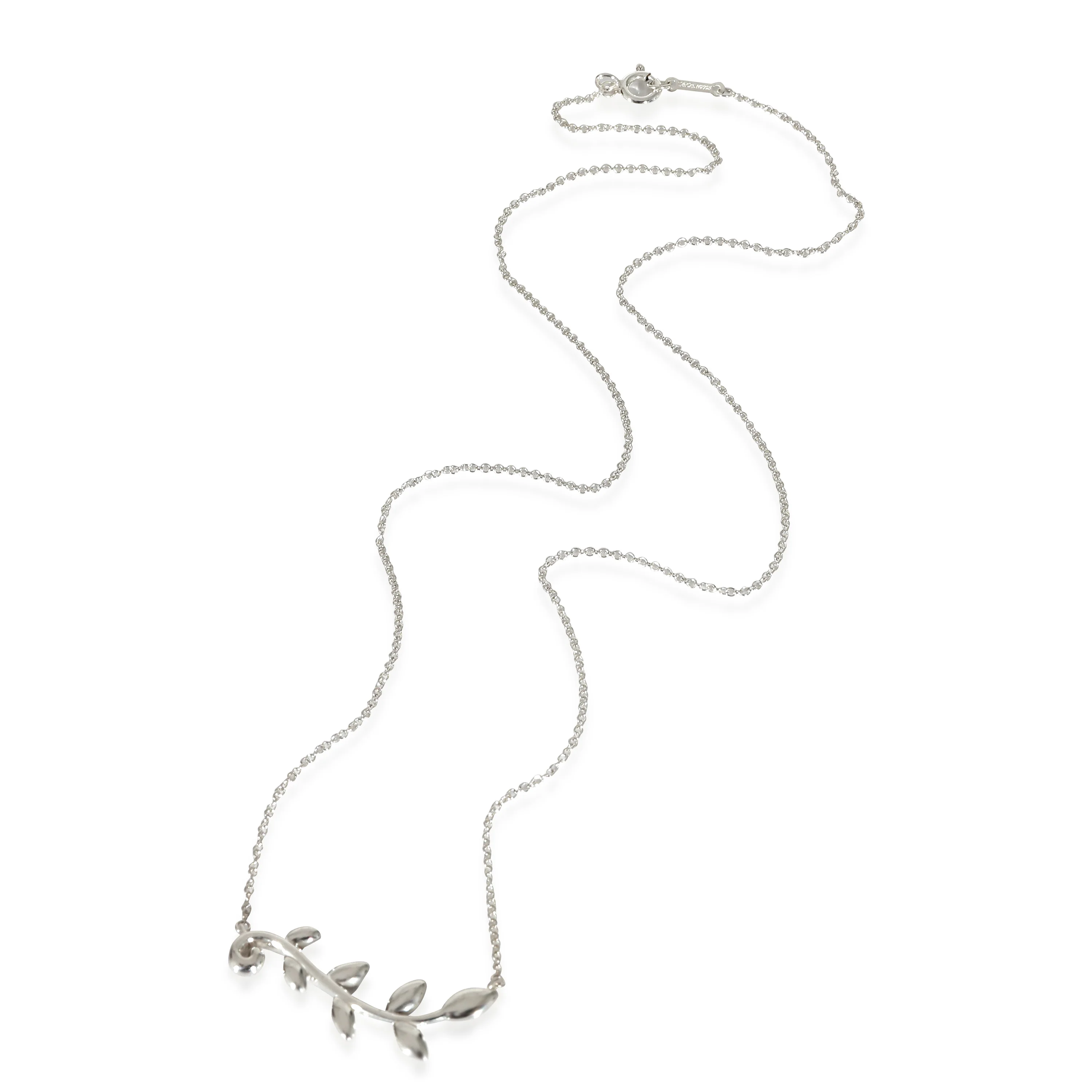 Tiffany & Co. Paloma Picasso Olive Leaf Vine Pendant in Sterling Silver - Image 2