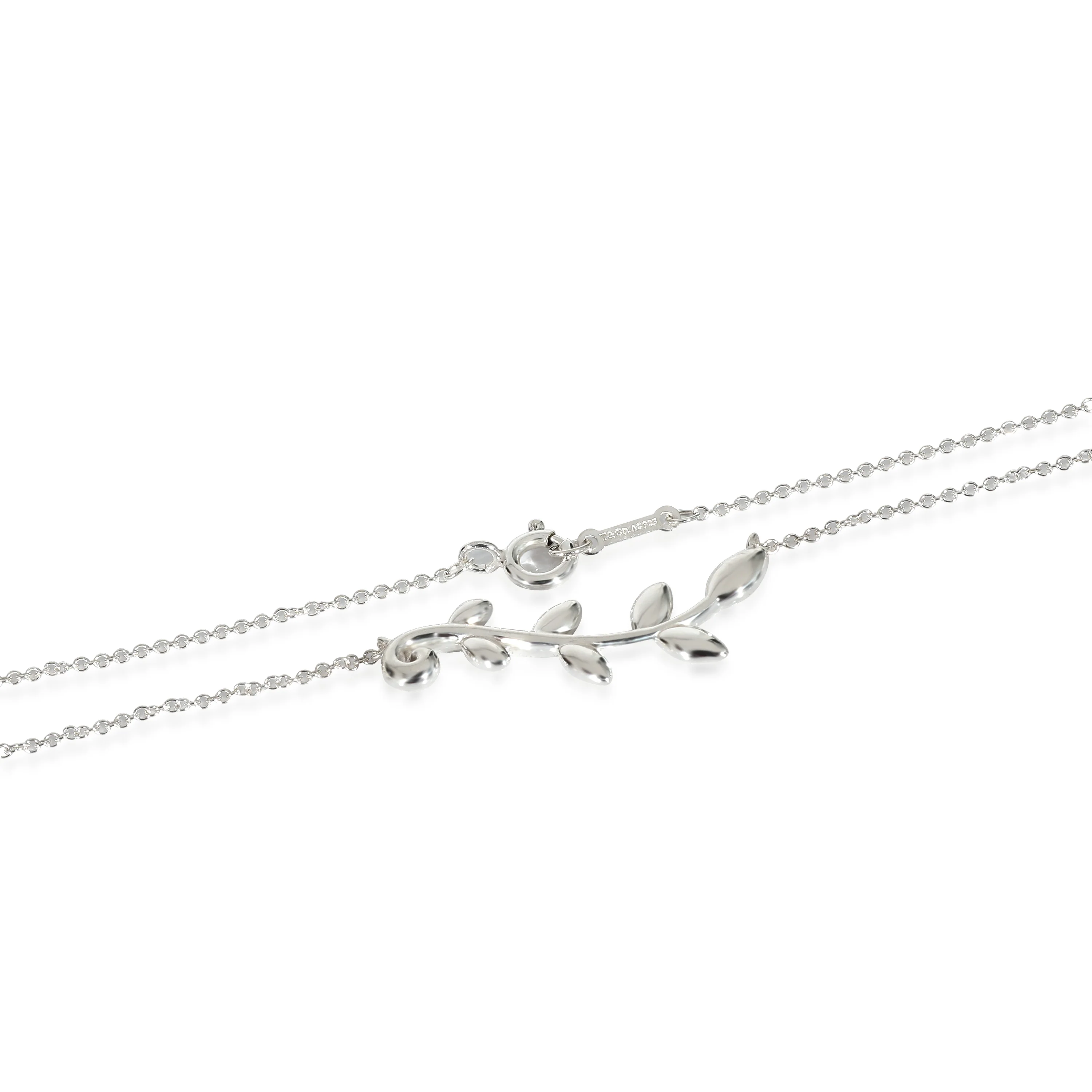 Tiffany & Co. Paloma Picasso Olive Leaf Vine Pendant in Sterling Silver - Image 3
