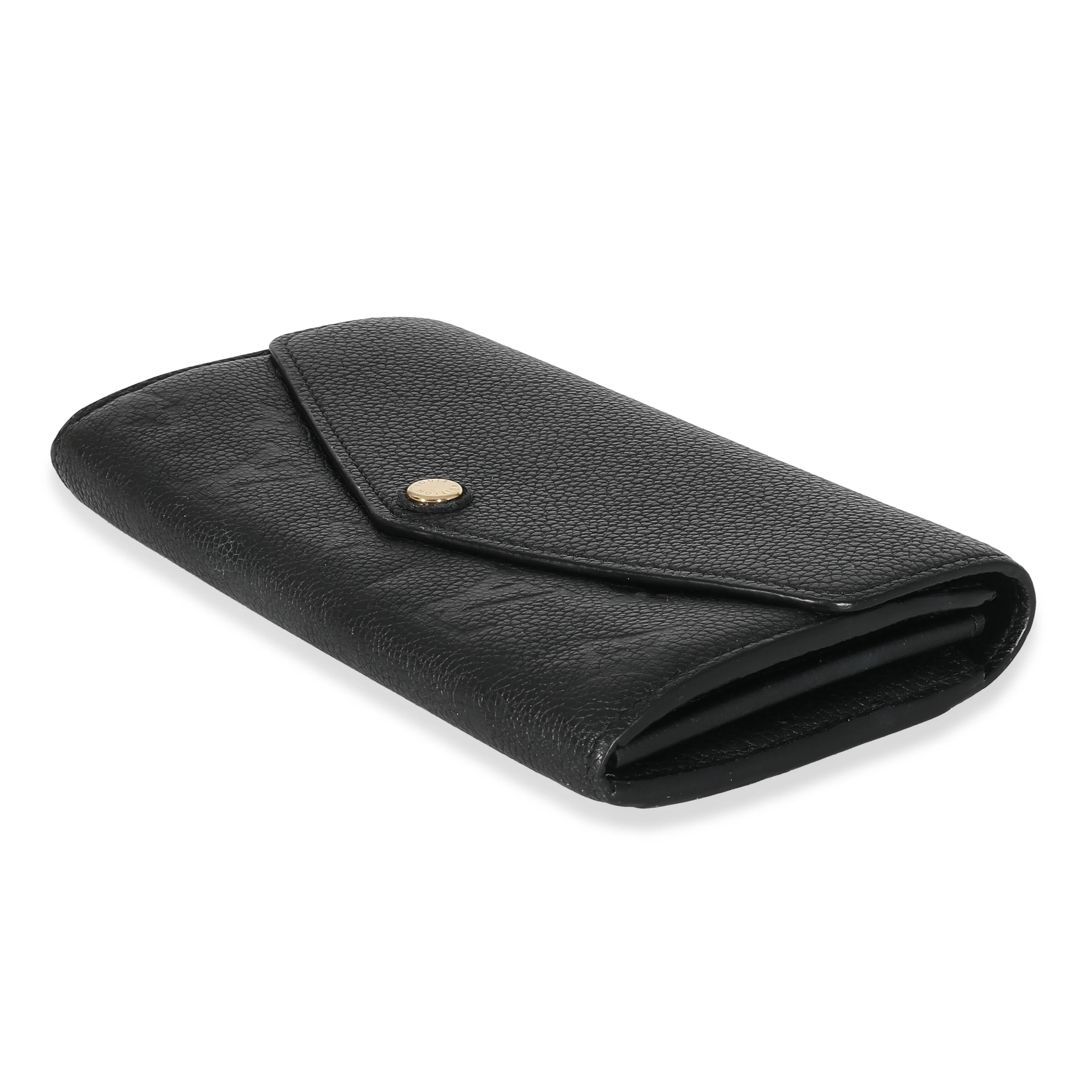 Louis Vuitton Black Empreinte Sarah Wallet - Image 4