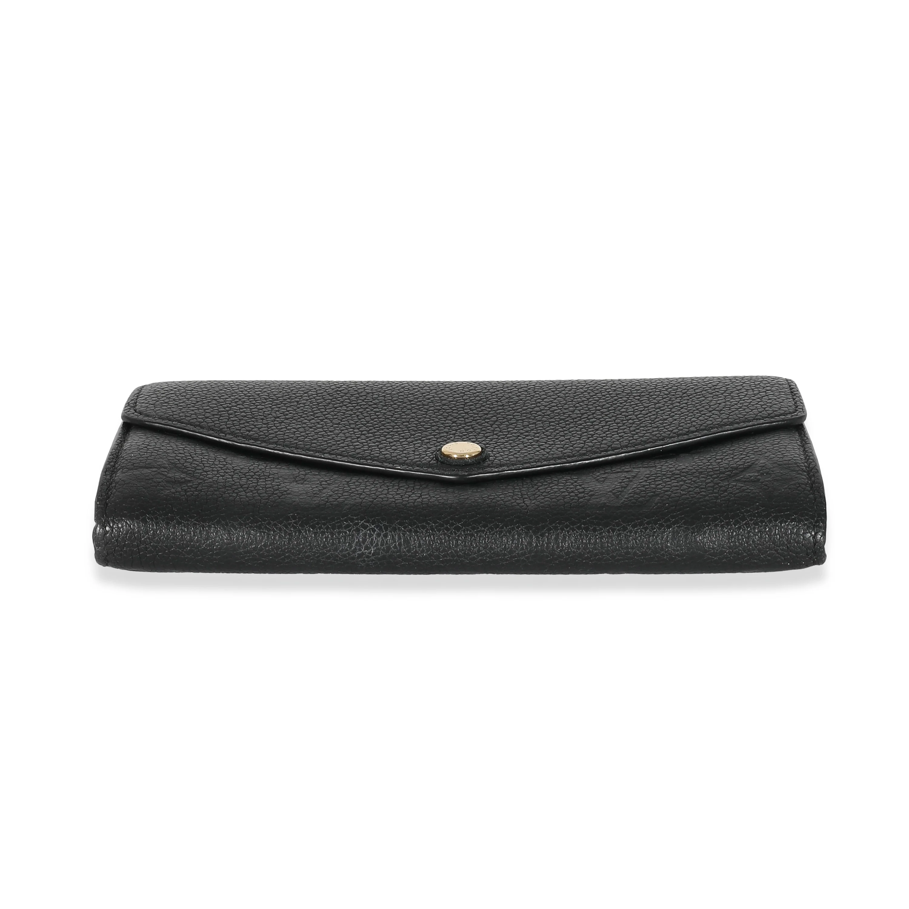 Louis Vuitton Black Empreinte Sarah Wallet - Image 6