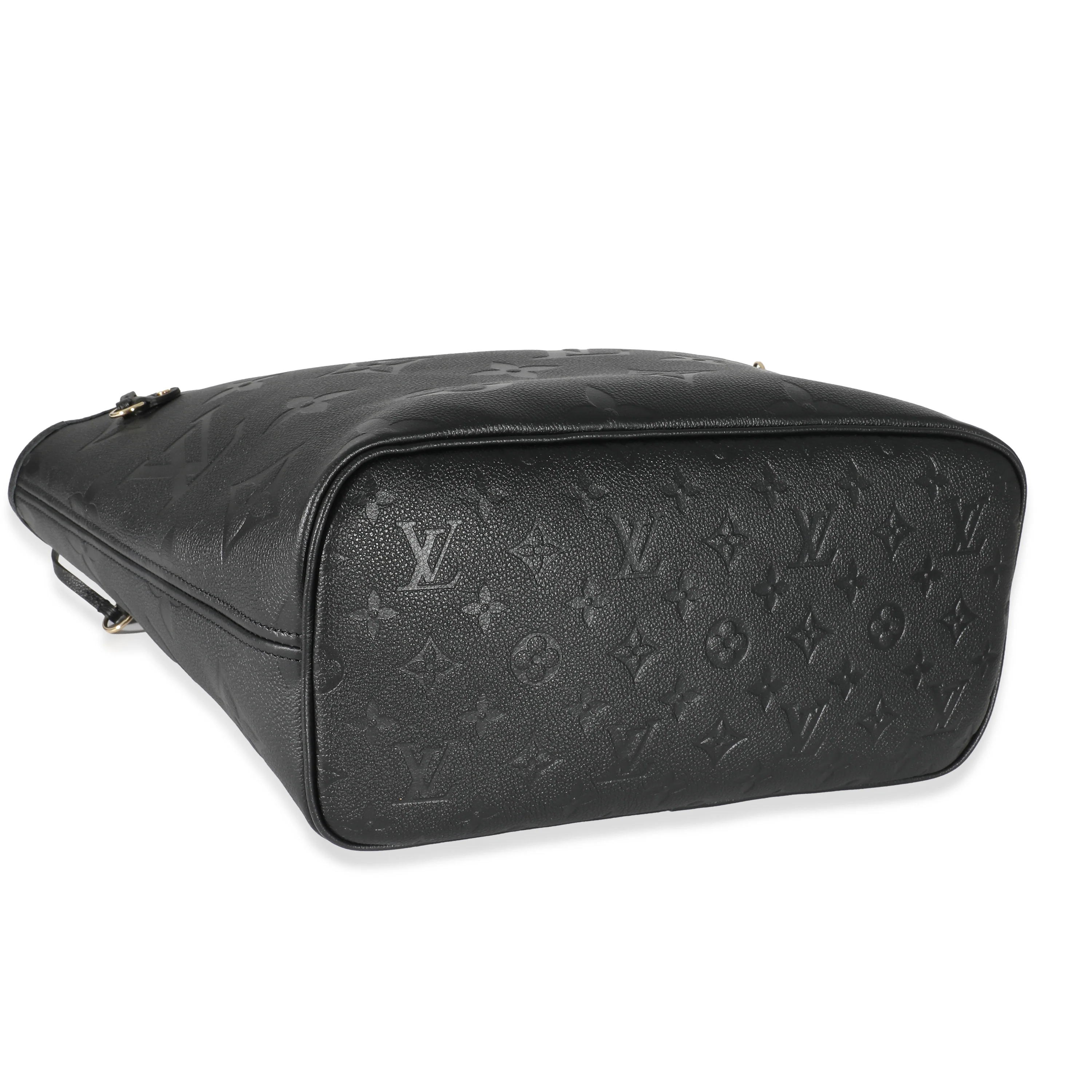 Louis Vuitton Black Monogram Empreinte Neverfull MM - Image 5