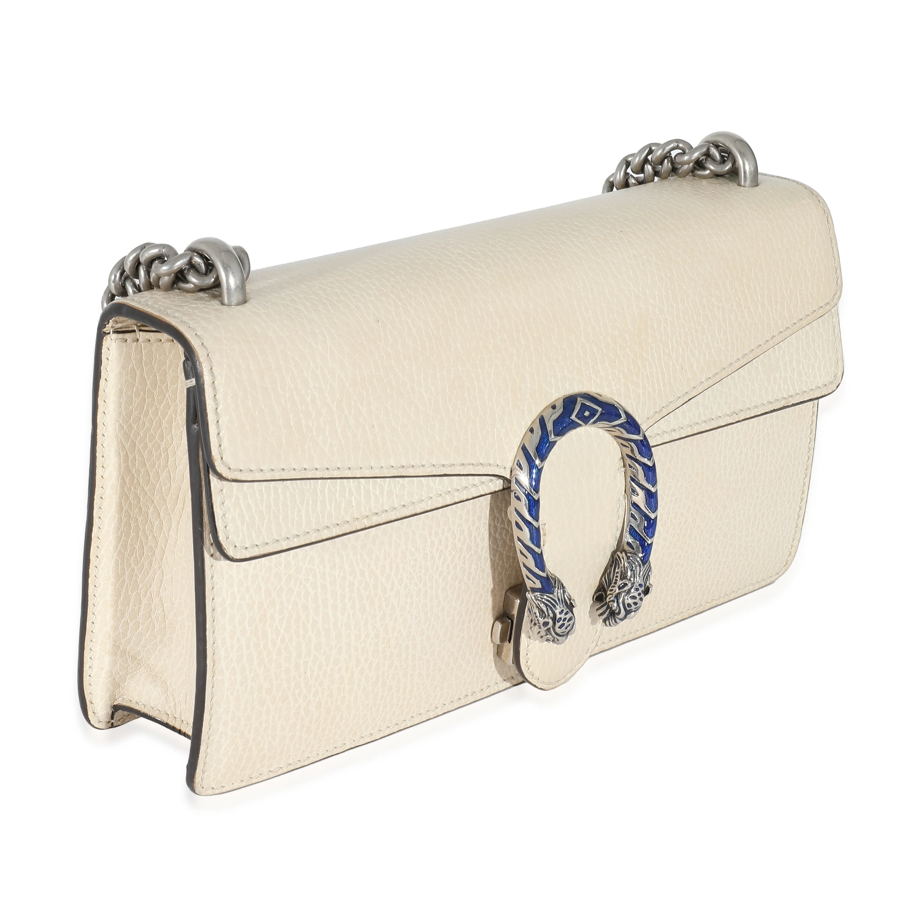 Gucci White Leather Small Dionysus - Image 3