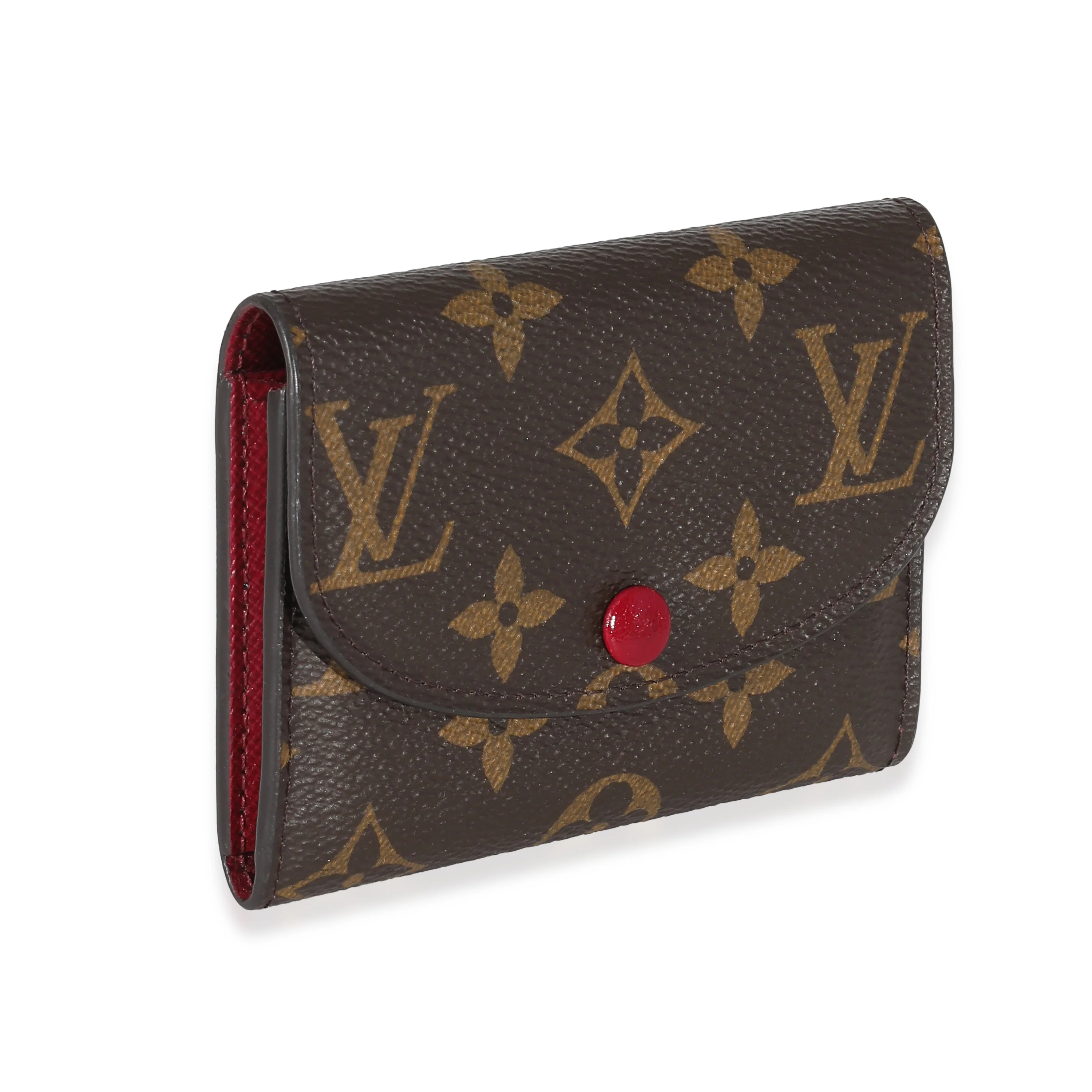 Louis Vuitton Fuchsia & Monogram Canvas Rosalie Wallet - Image 3