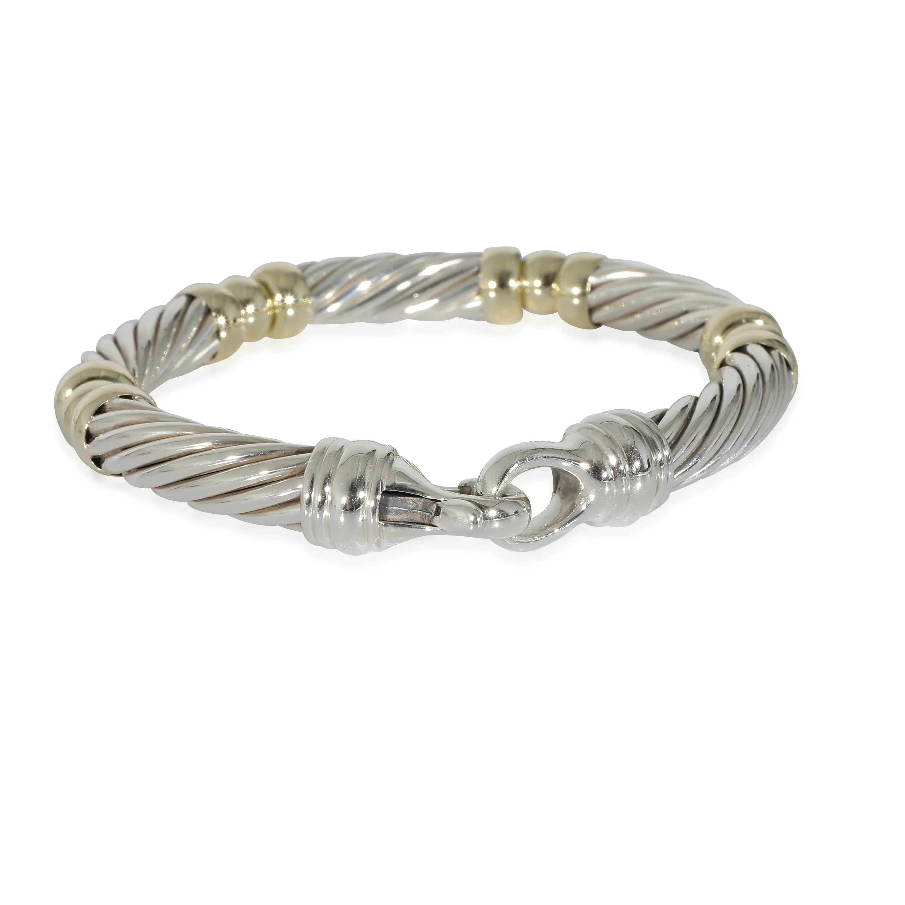 David Yurman Bracelet in Yellow Gold/Sterling Silver - Image 3