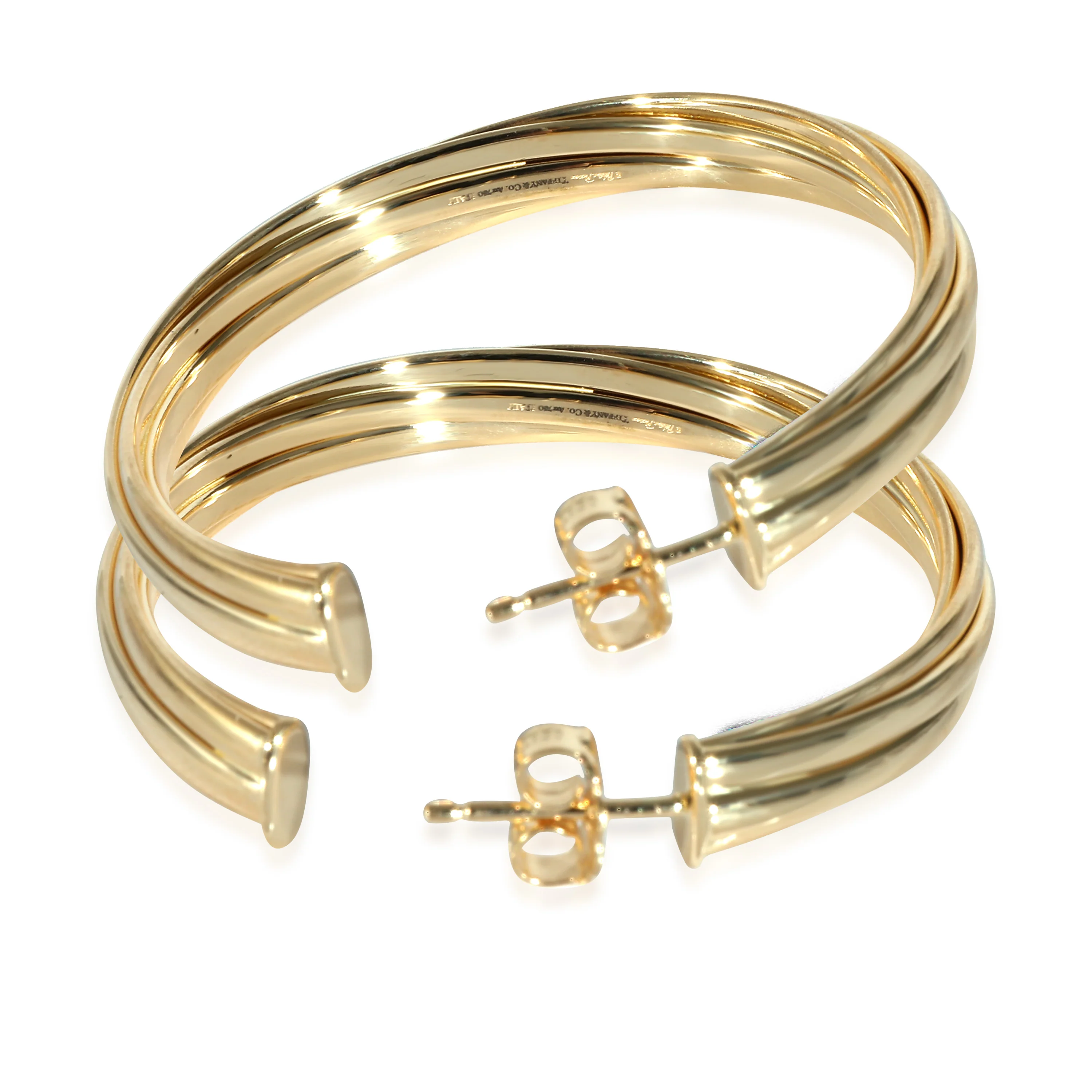 Paloma Picasso Melody Hoop Earring in 18K Yellow Gold - Image 2