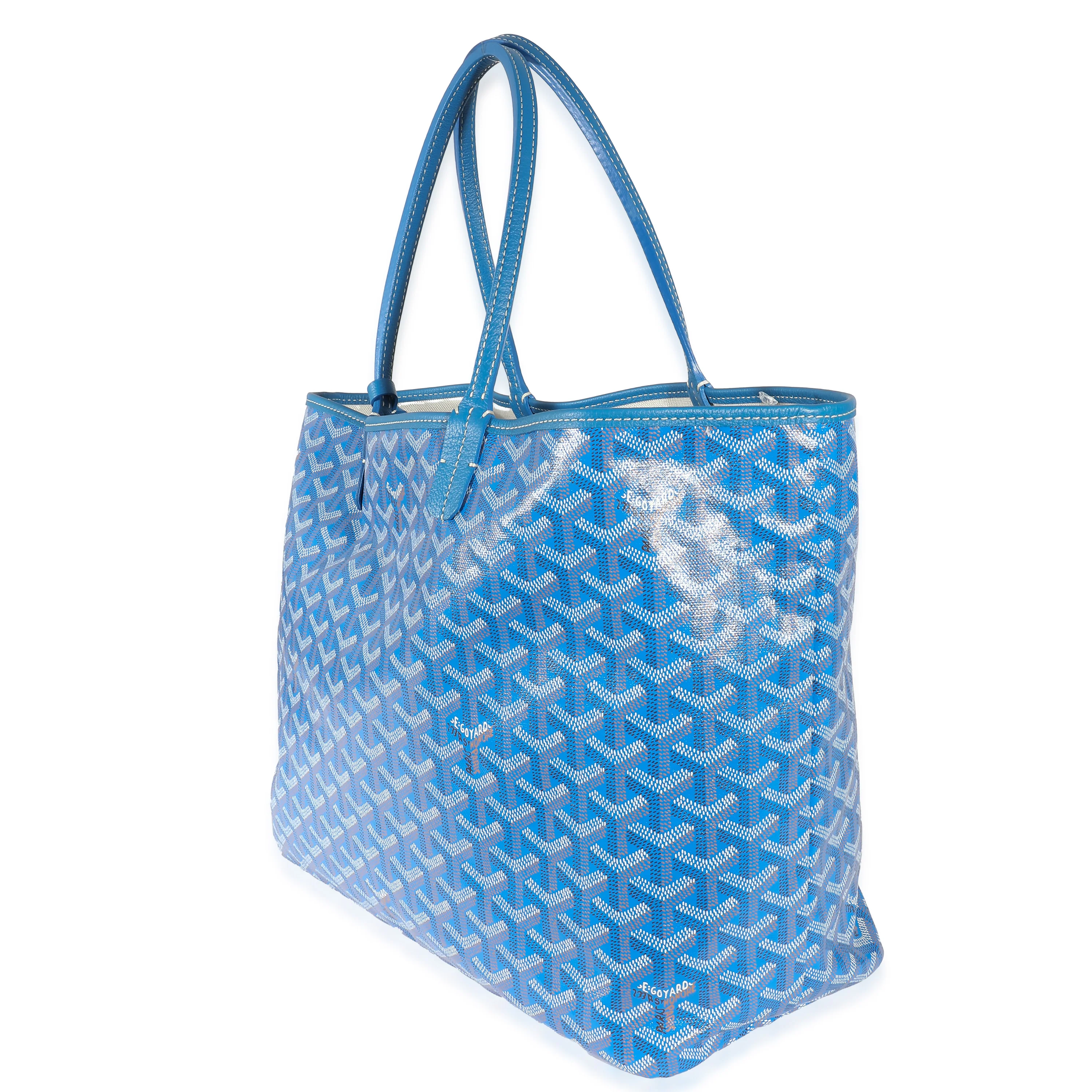 Goyard Blue Goyardine Canvas Saint Louis PM - Image 2