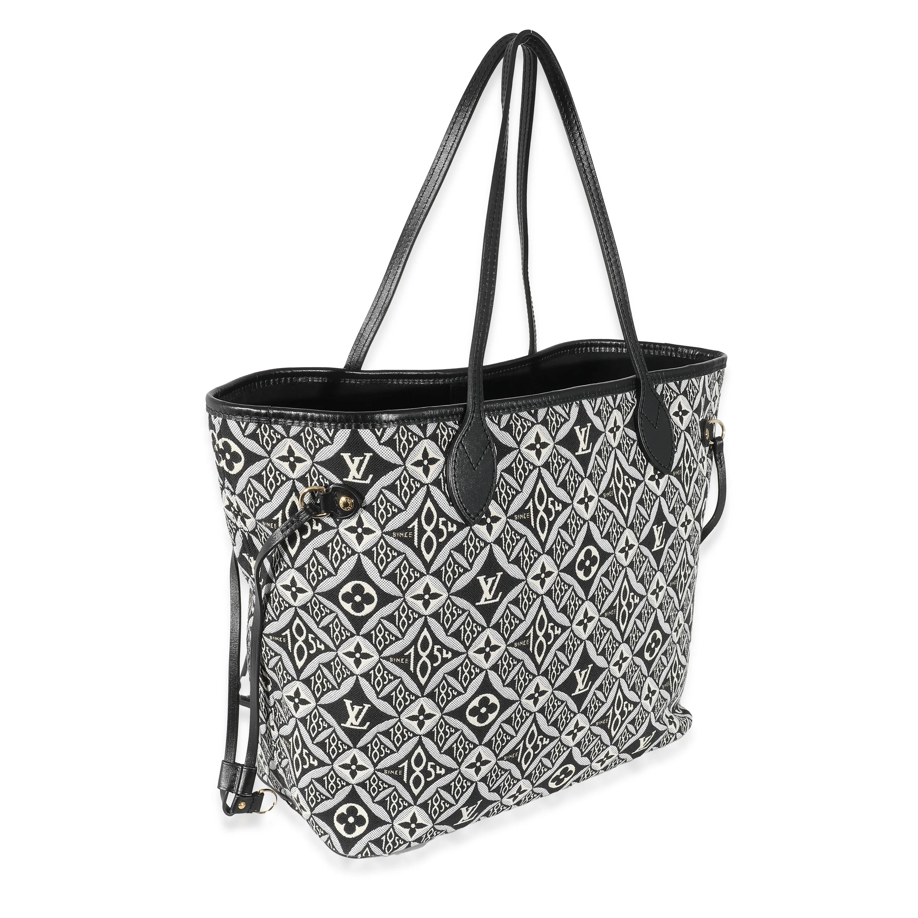 Black White Jacquard Since 1854 Neverfull MM - Image 3