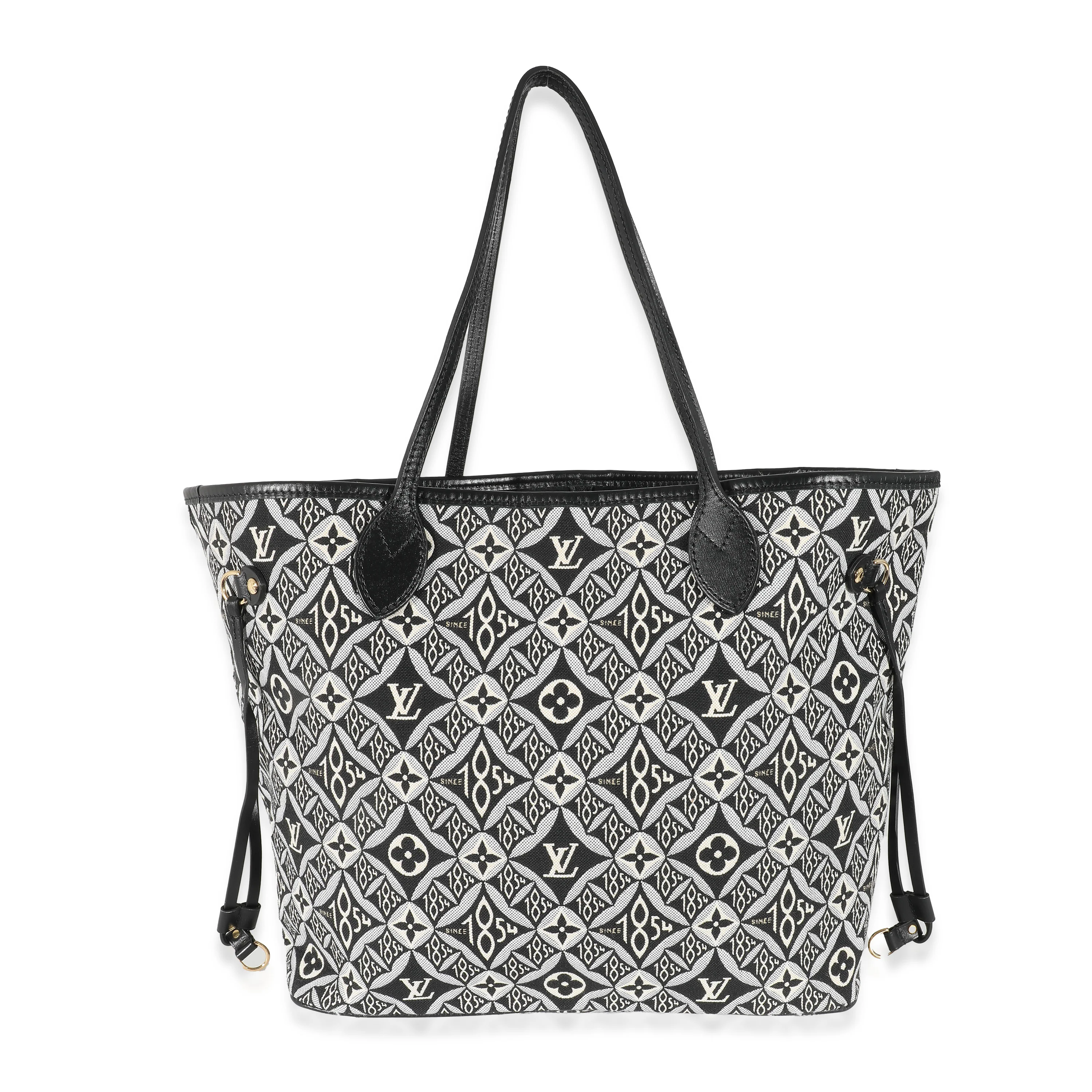 Black White Jacquard Since 1854 Neverfull MM - Image 5