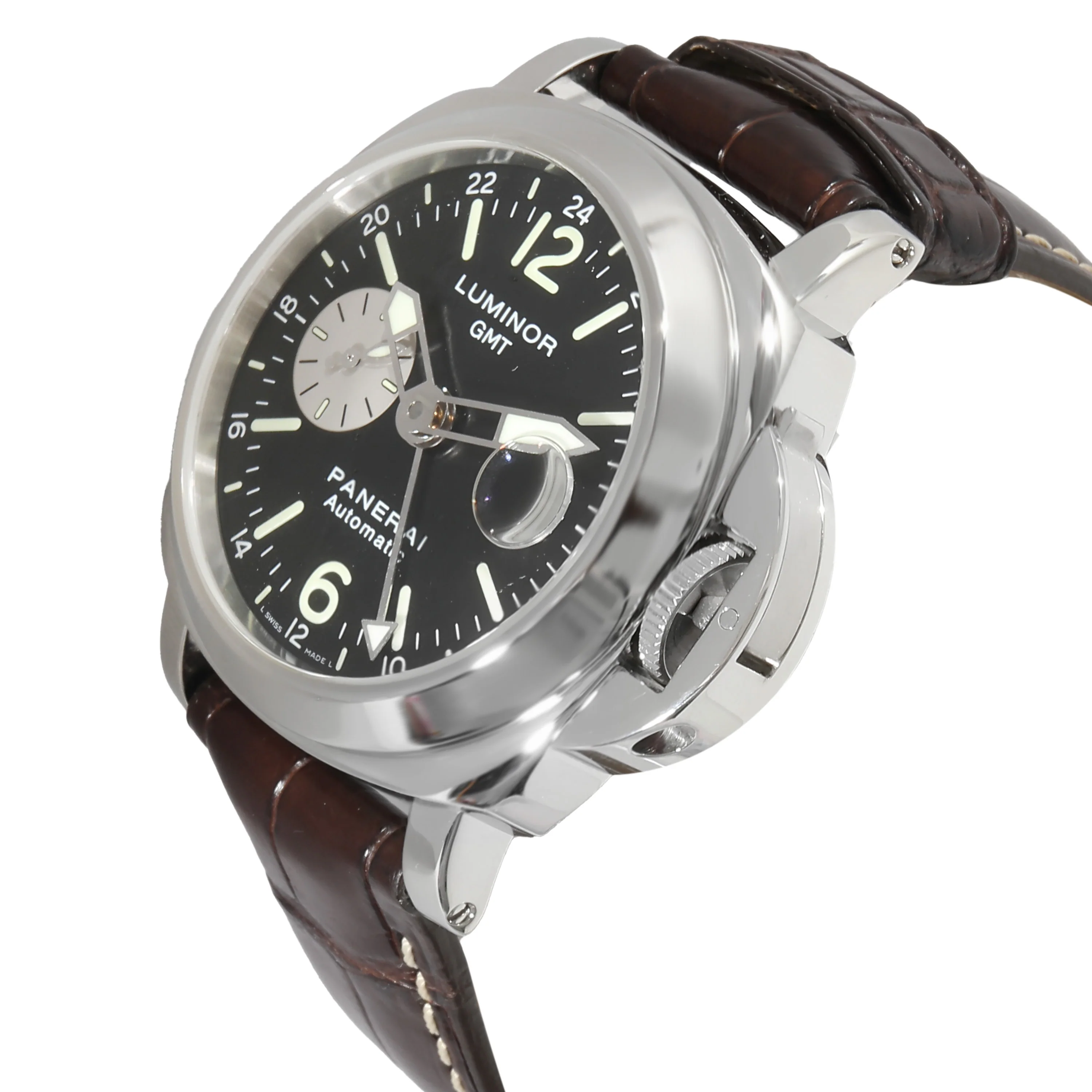 Panerai Luminor GMT PAM00088 Mens Watch in  Stainless Steel - Image 3