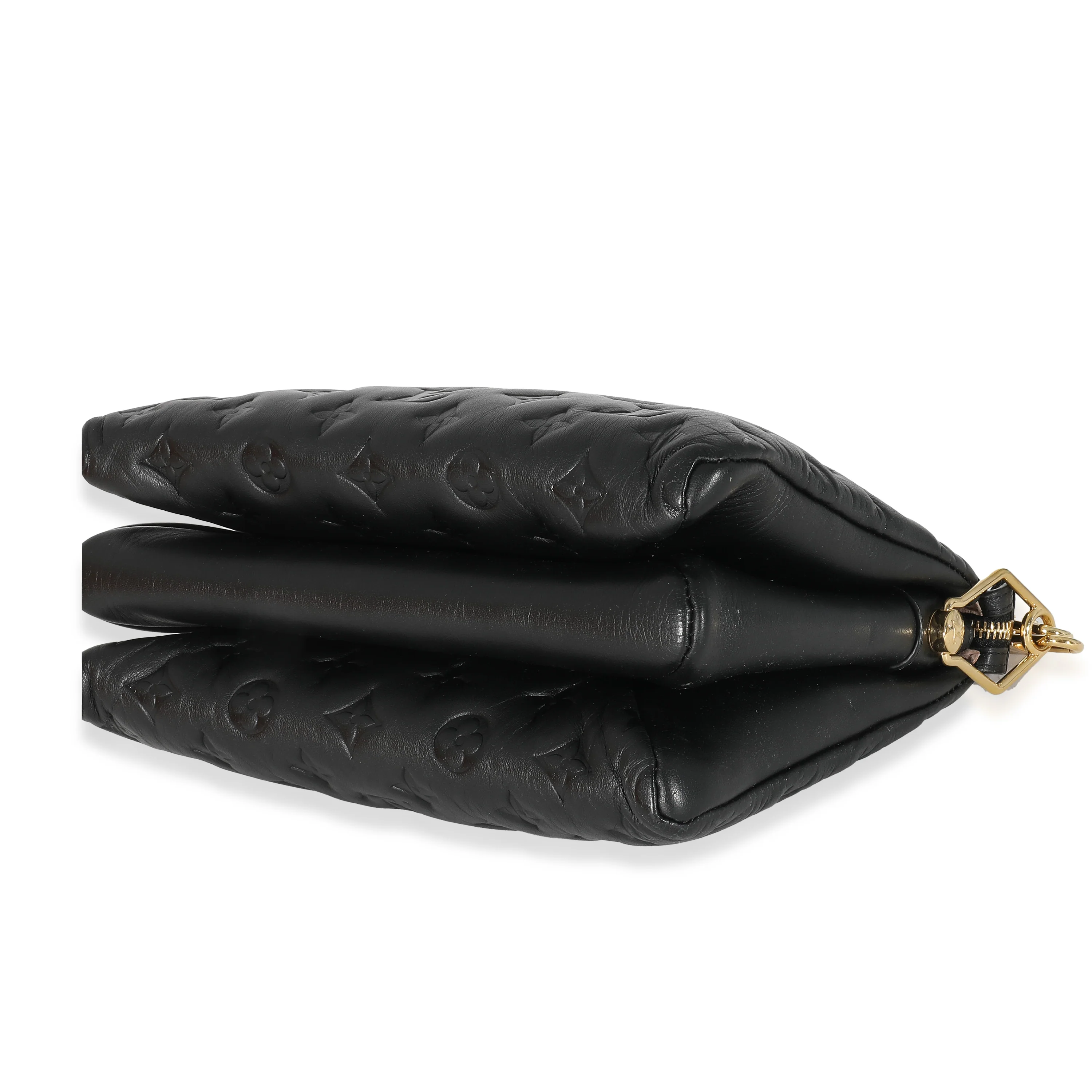 Louis Vuitton Black Monogram Embossed Puffy Lambskin Coussin PM - Image 4