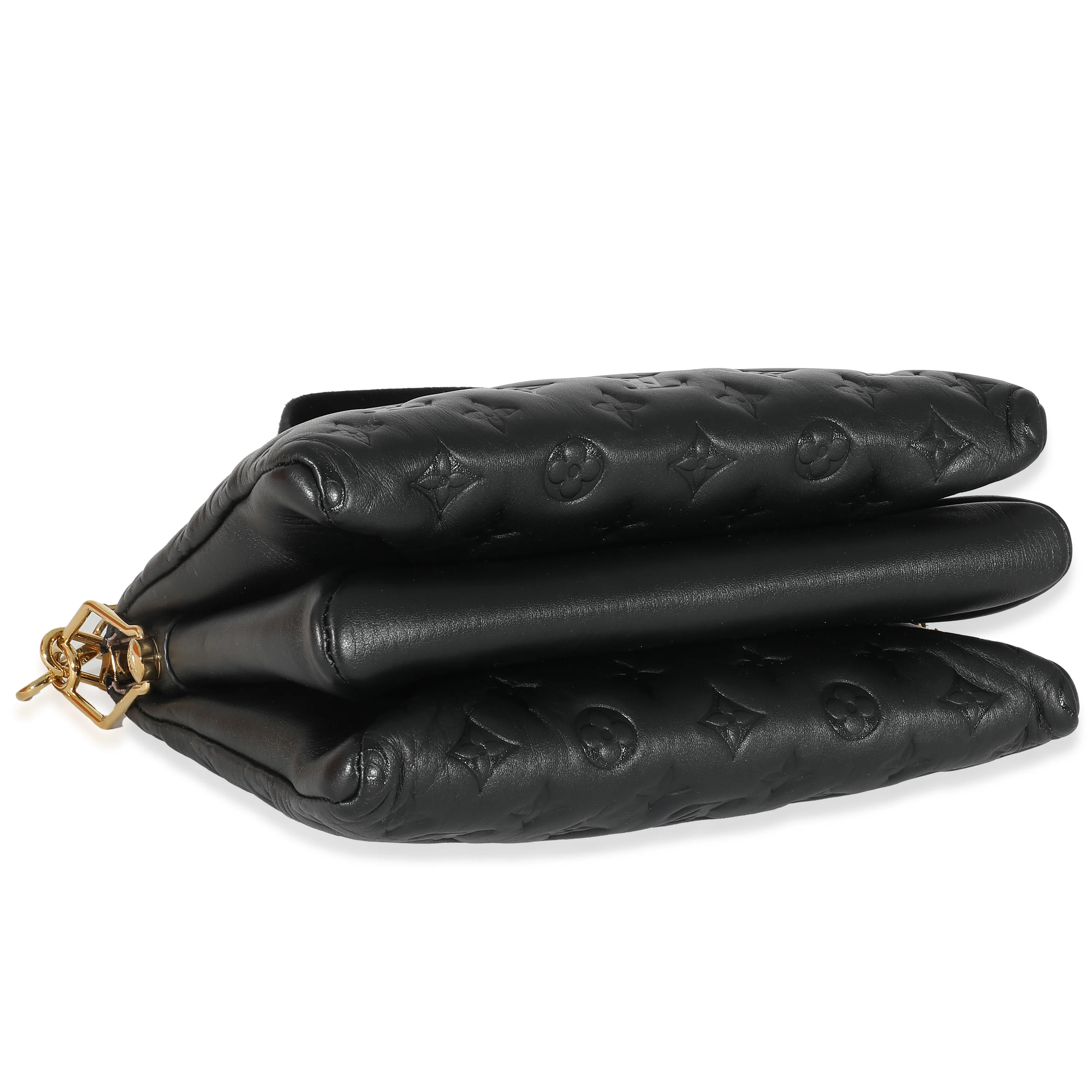Louis Vuitton Black Monogram Embossed Puffy Lambskin Coussin PM - Image 6