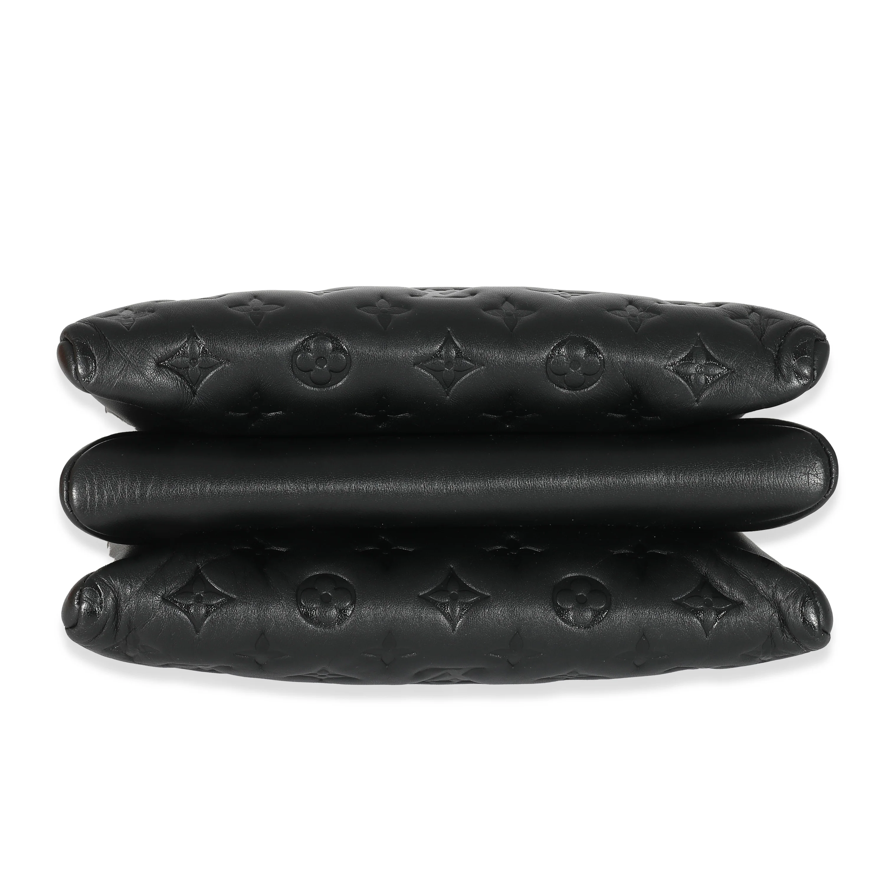 Louis Vuitton Black Monogram Embossed Puffy Lambskin Coussin PM - Image 7
