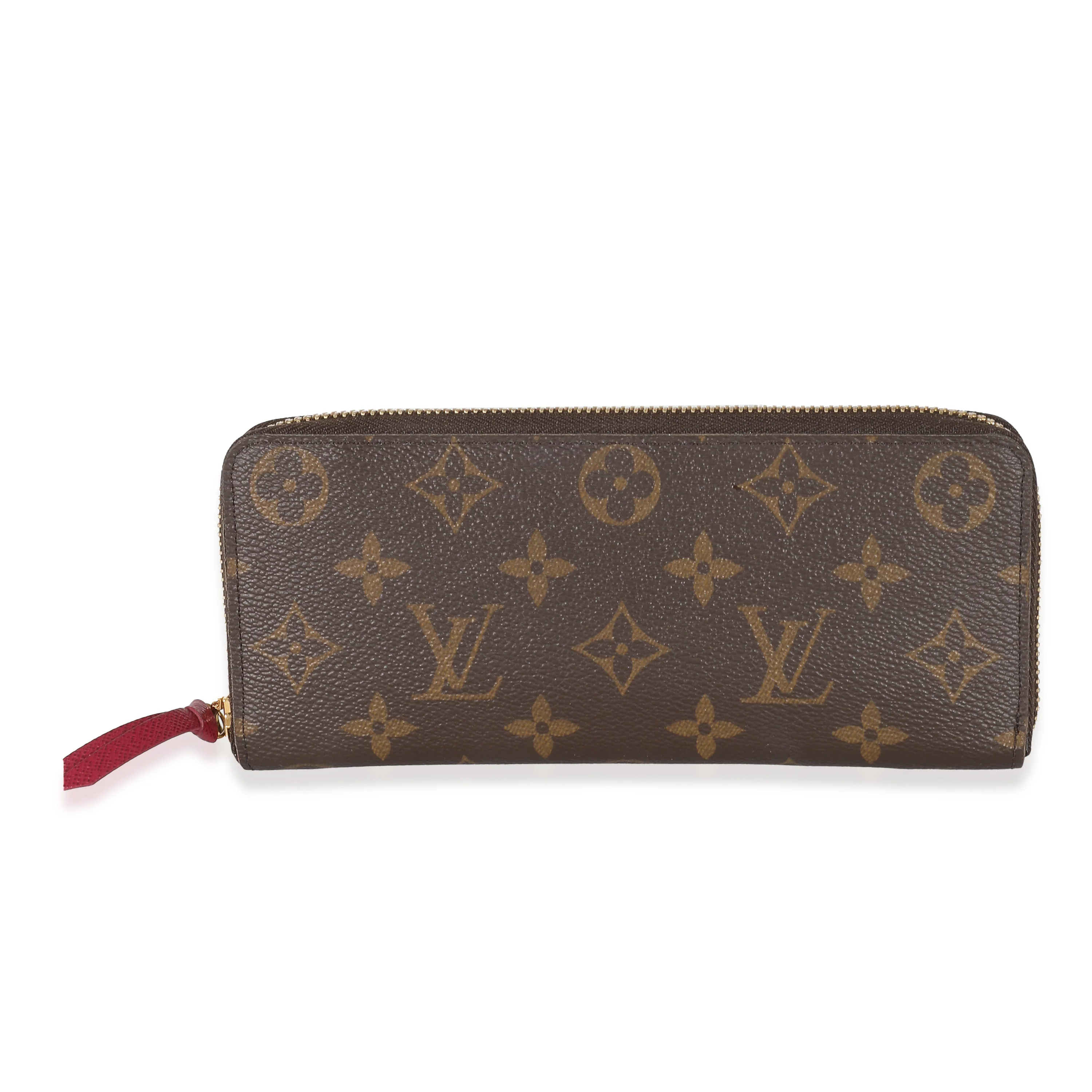 Louis Vuitton Fuchsia Monogram Canvas Clemence Wallet