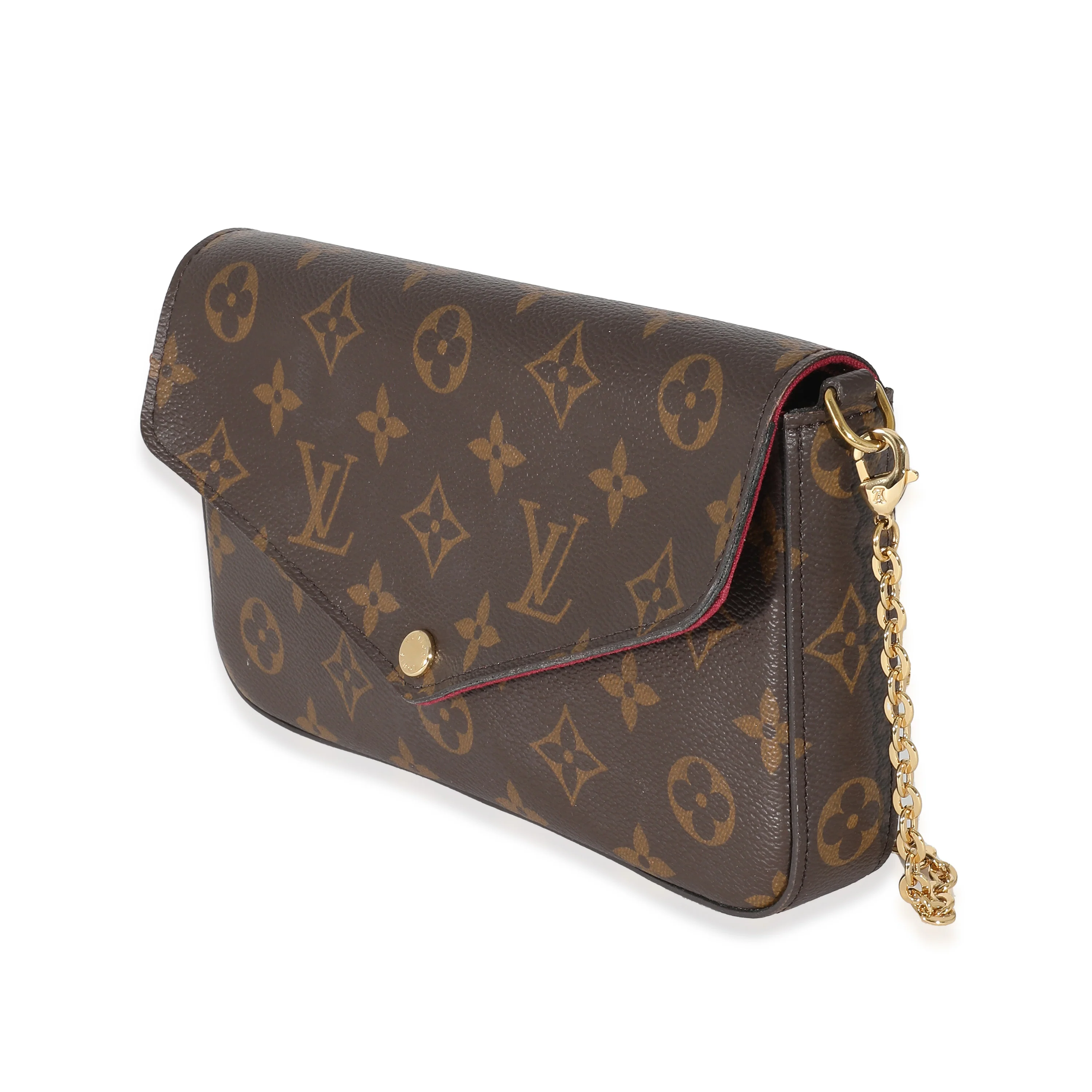 Fuchsia Monogram Canvas Félicie Pochette - Image 2
