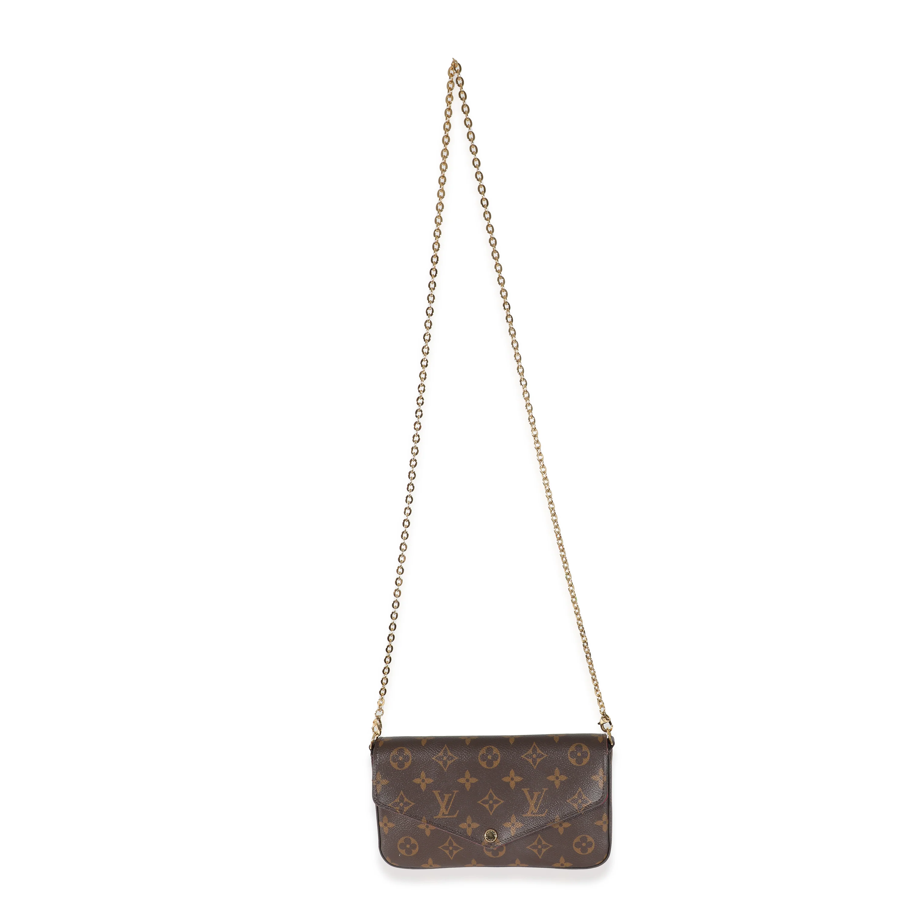 Fuchsia Monogram Canvas Félicie Pochette - Image 5