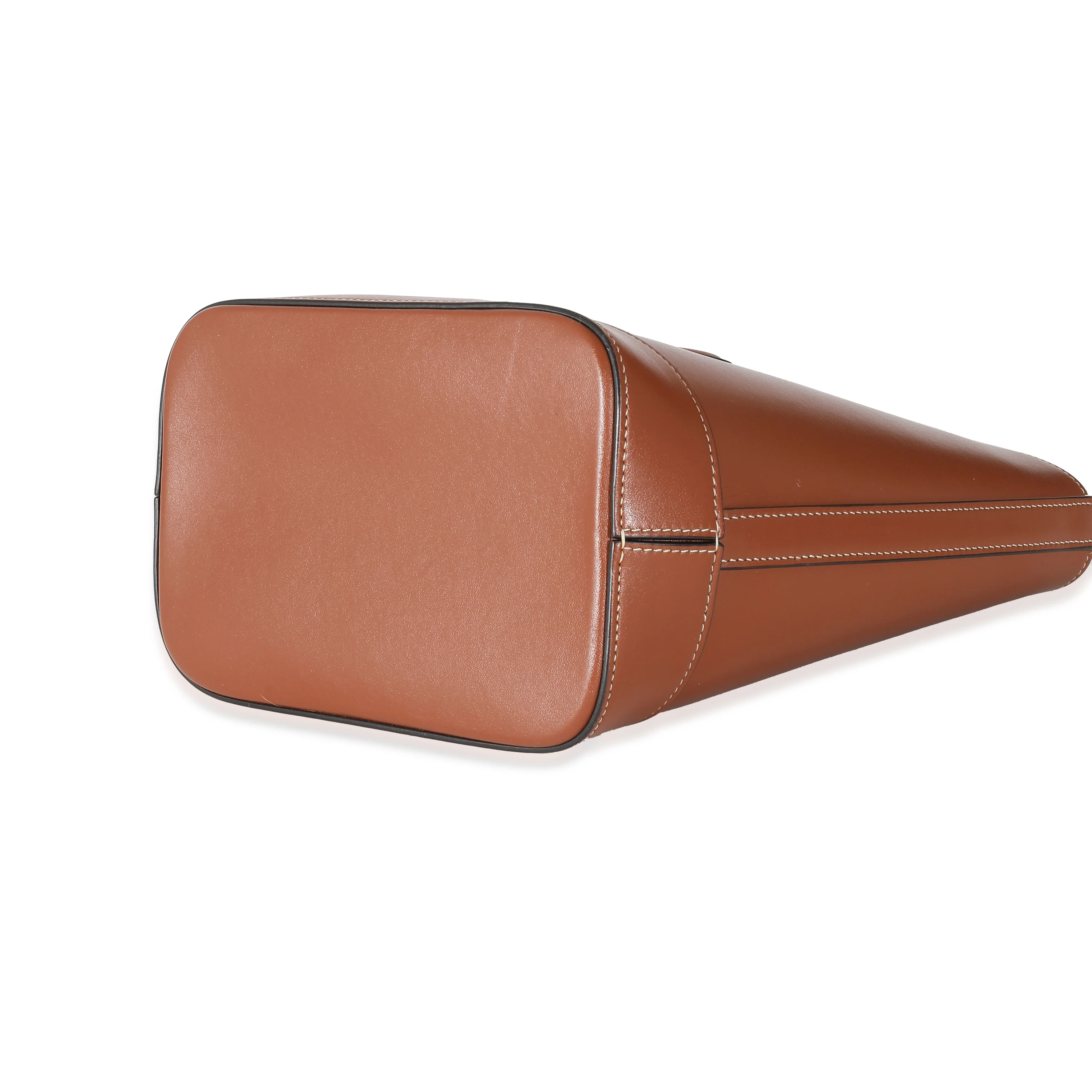 Celine Brown Smooth Cuir Triomphe Small Bucket Bag - Image 4