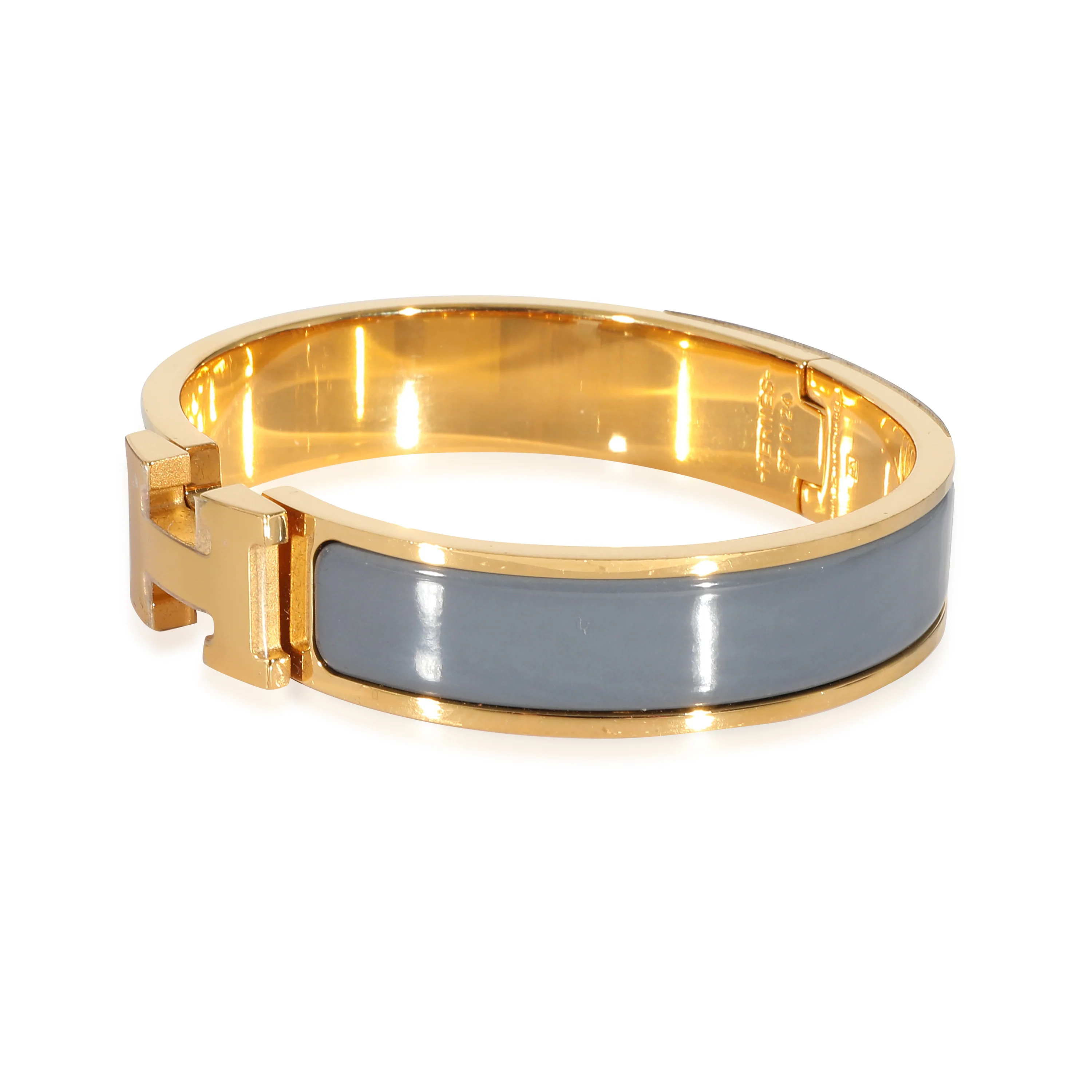 Hermès Gold Plated Clic H Bracelet - Image 2