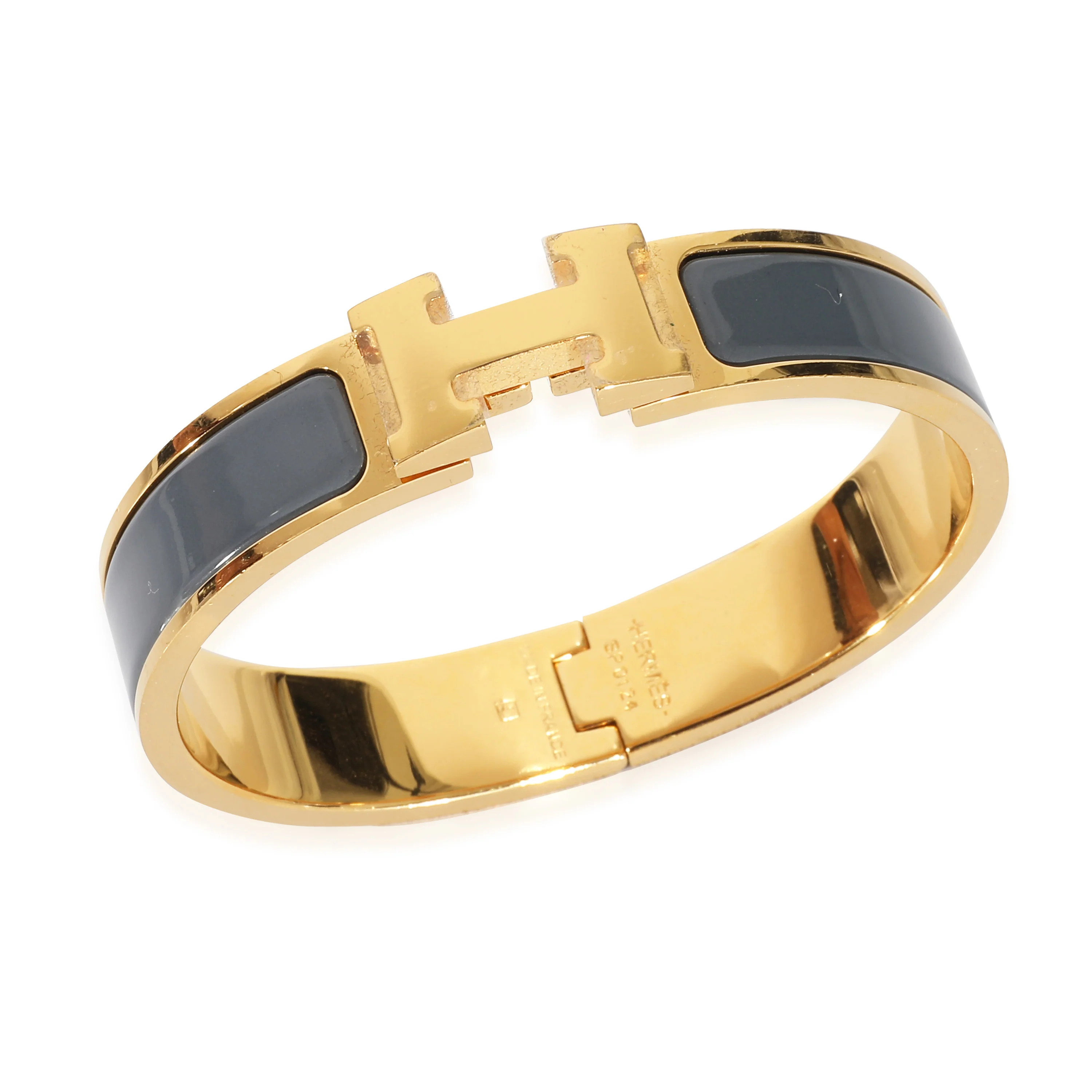 Hermès Gold Plated Clic H Bracelet - Image 5