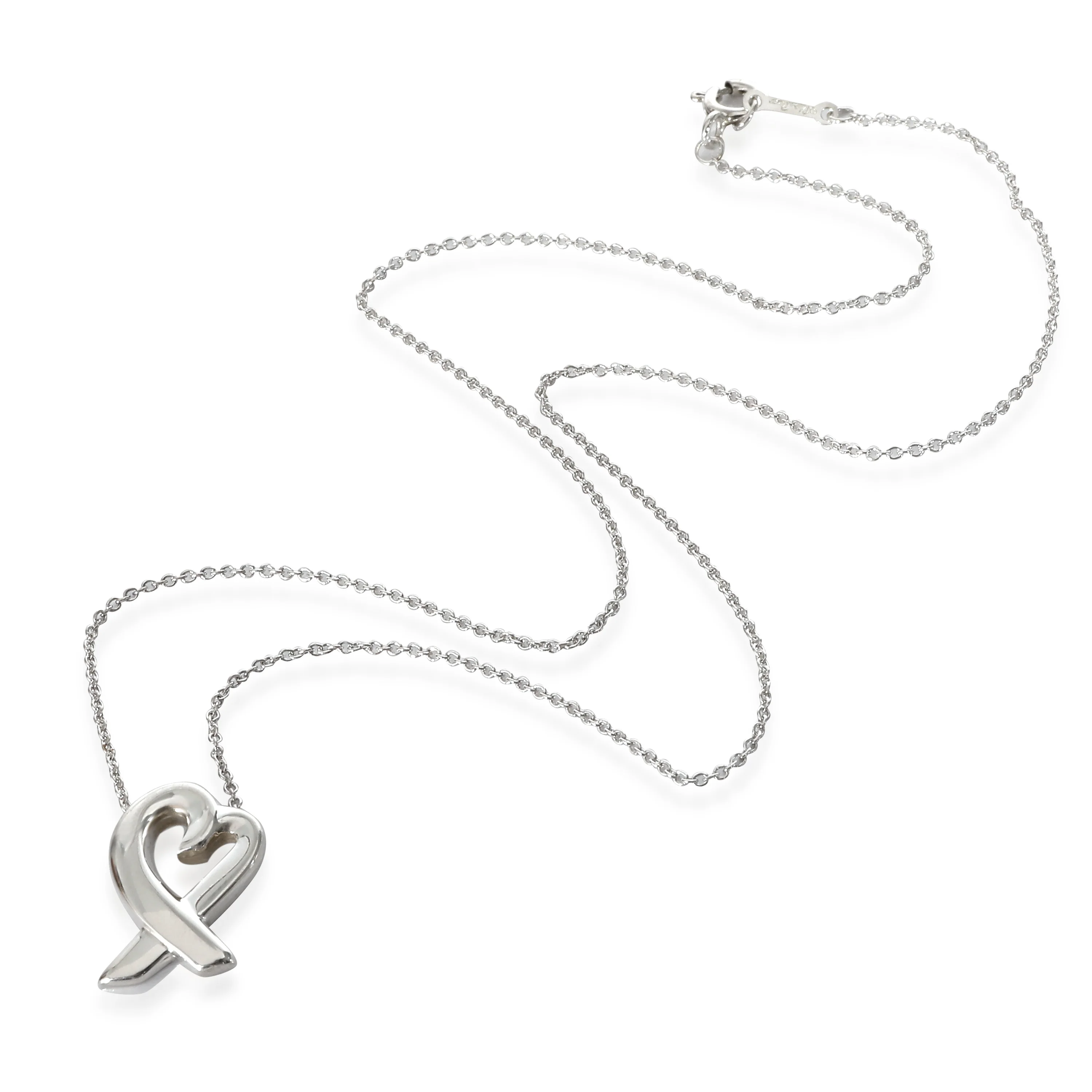 Tiffany & Co. Paloma Picasso Loving Heart Pendant in Sterling Silver - Image 2